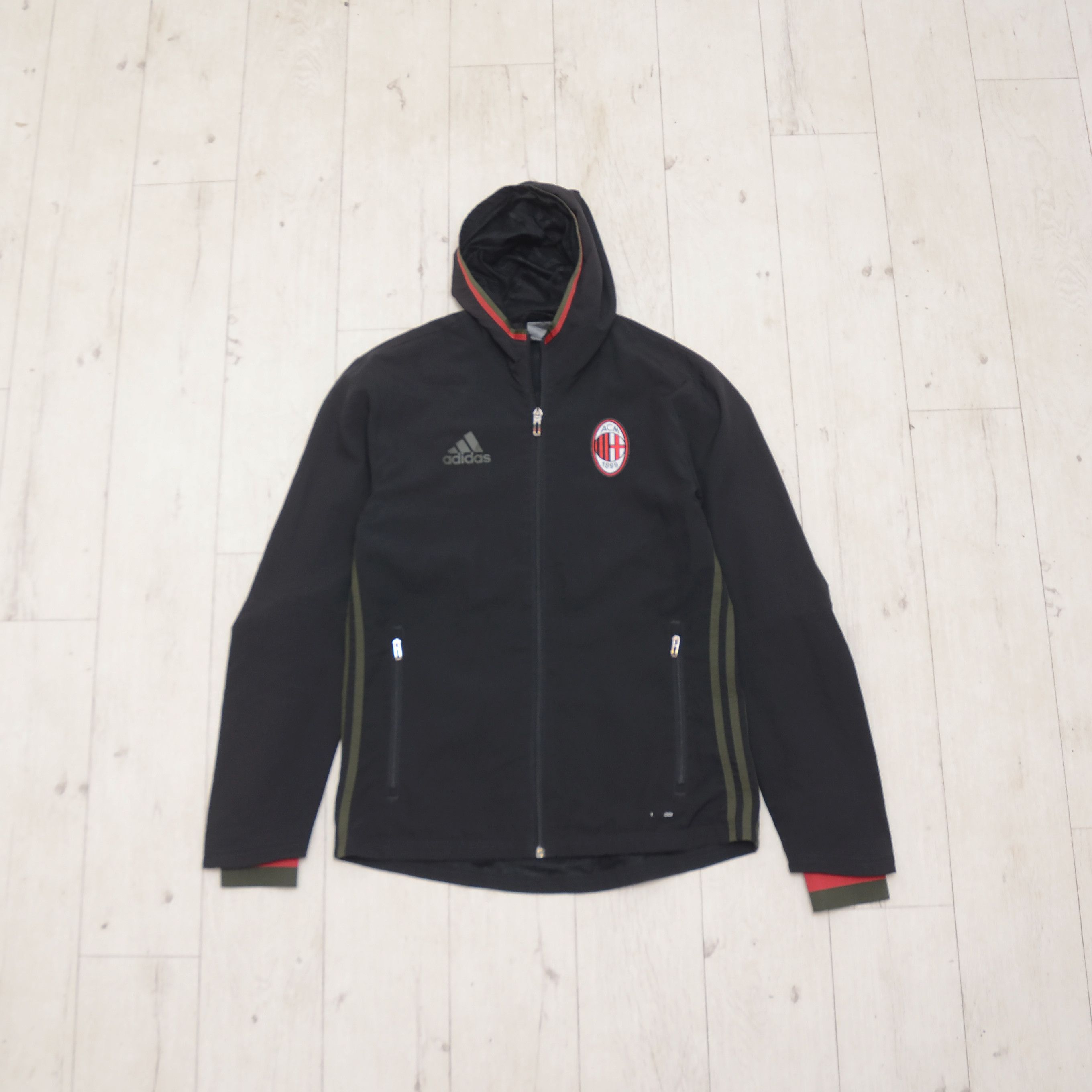 Adidas AC Milan Anthem Jacket 2016 Z.N.E Adidas Football Italy Zip Size US S / EU 44-46 / 1 - 1 Thumbnail