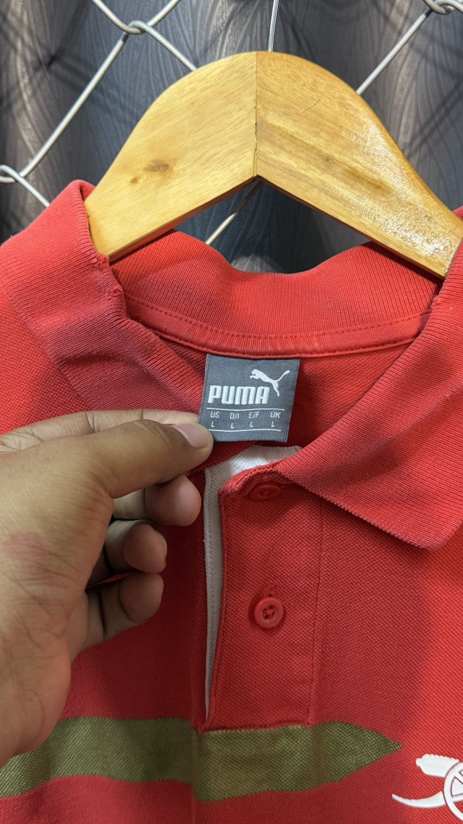Puma Beautiful Sunfaded Puma Arsenal Polo Shirt Red Size US M / EU 48-50 / 2 - 8 Thumbnail