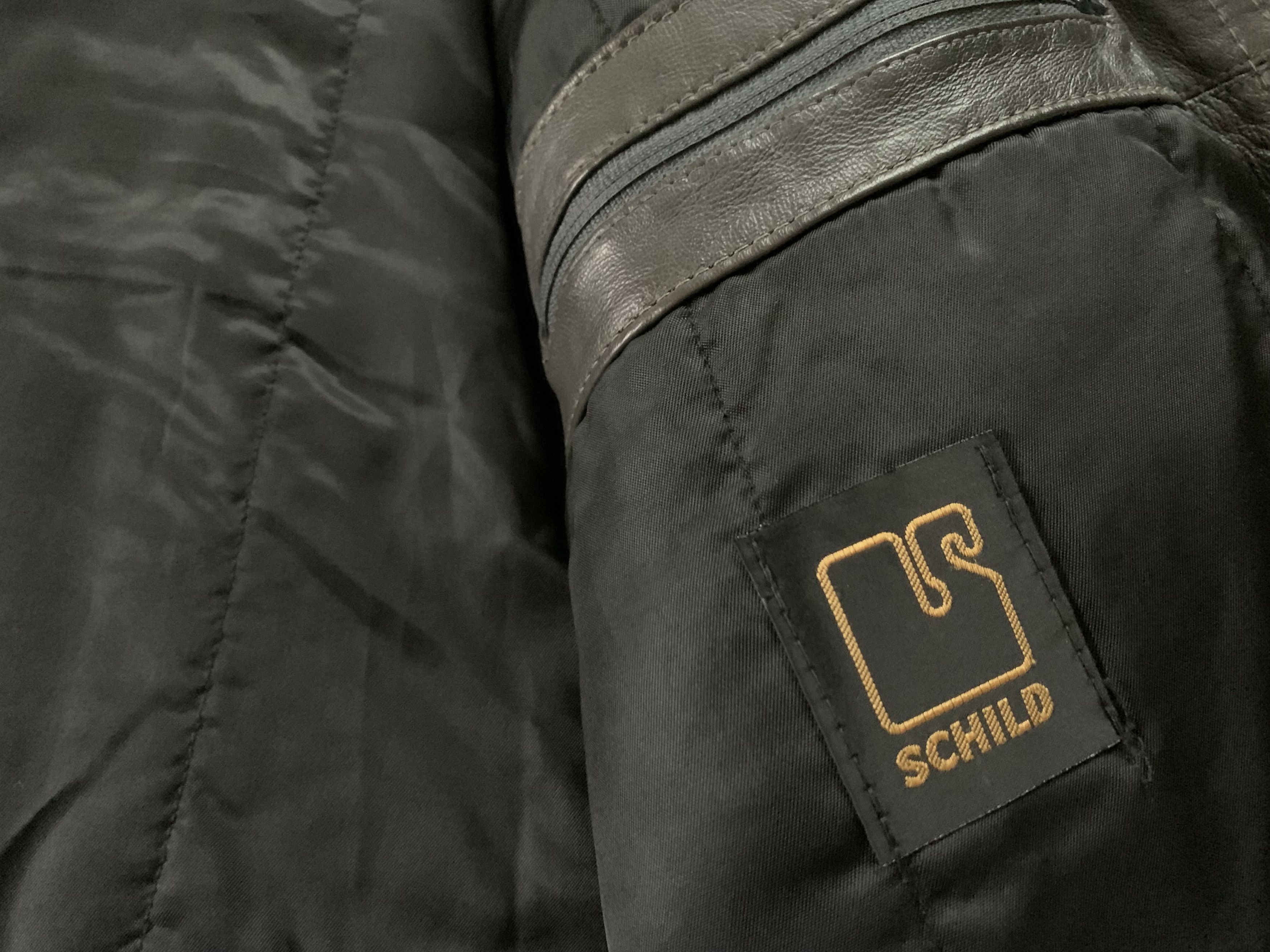 Genuine Leather × Vintage Rare Schild Vintage Grey Soft Leather Jacket Size US XL / EU 56 / 4 - 6 Thumbnail