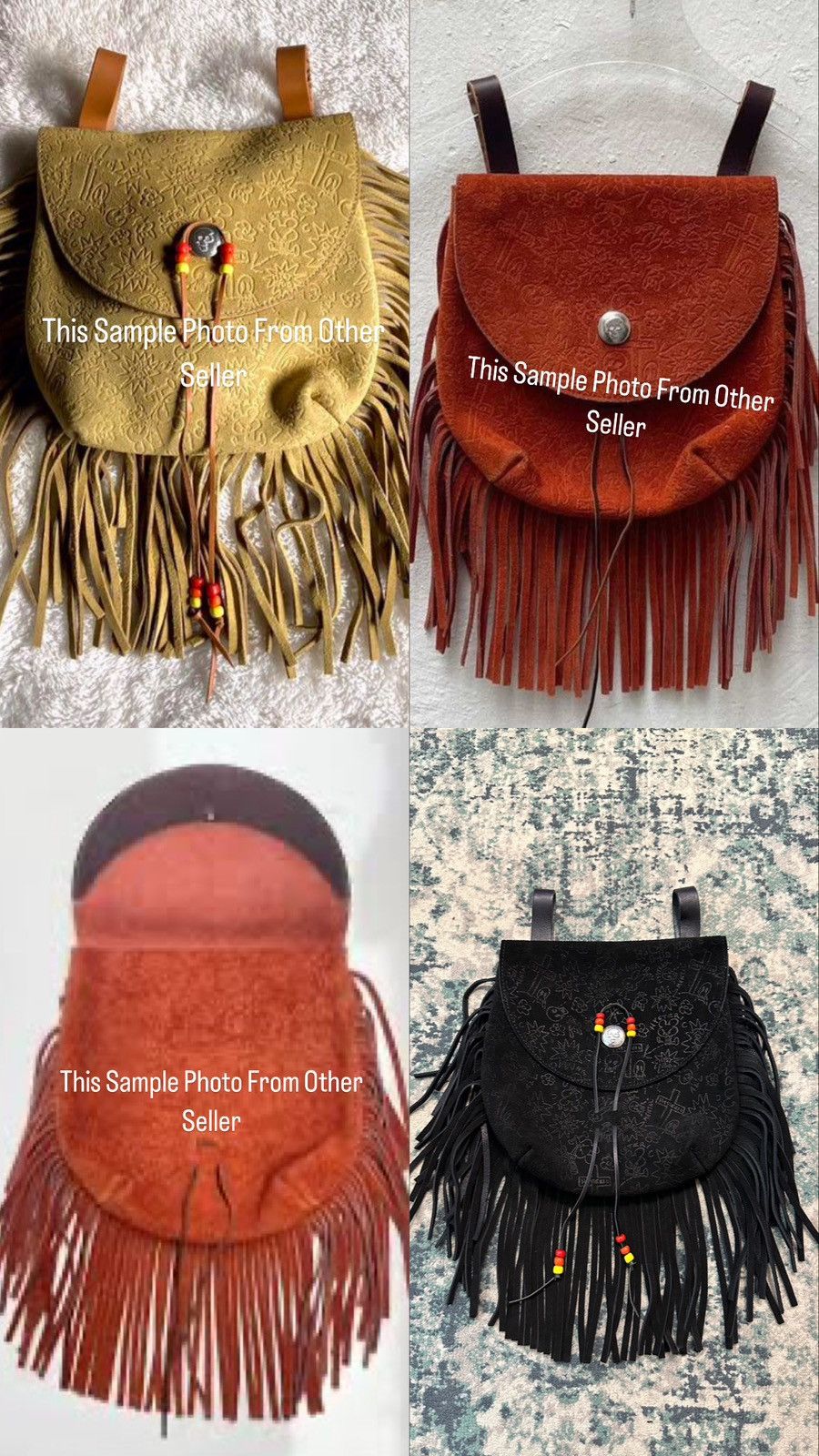 Hysteric Glamour Hysteric Glamour Fringe Leather Side Pocket Bag Size ONE SIZE - 25 Thumbnail