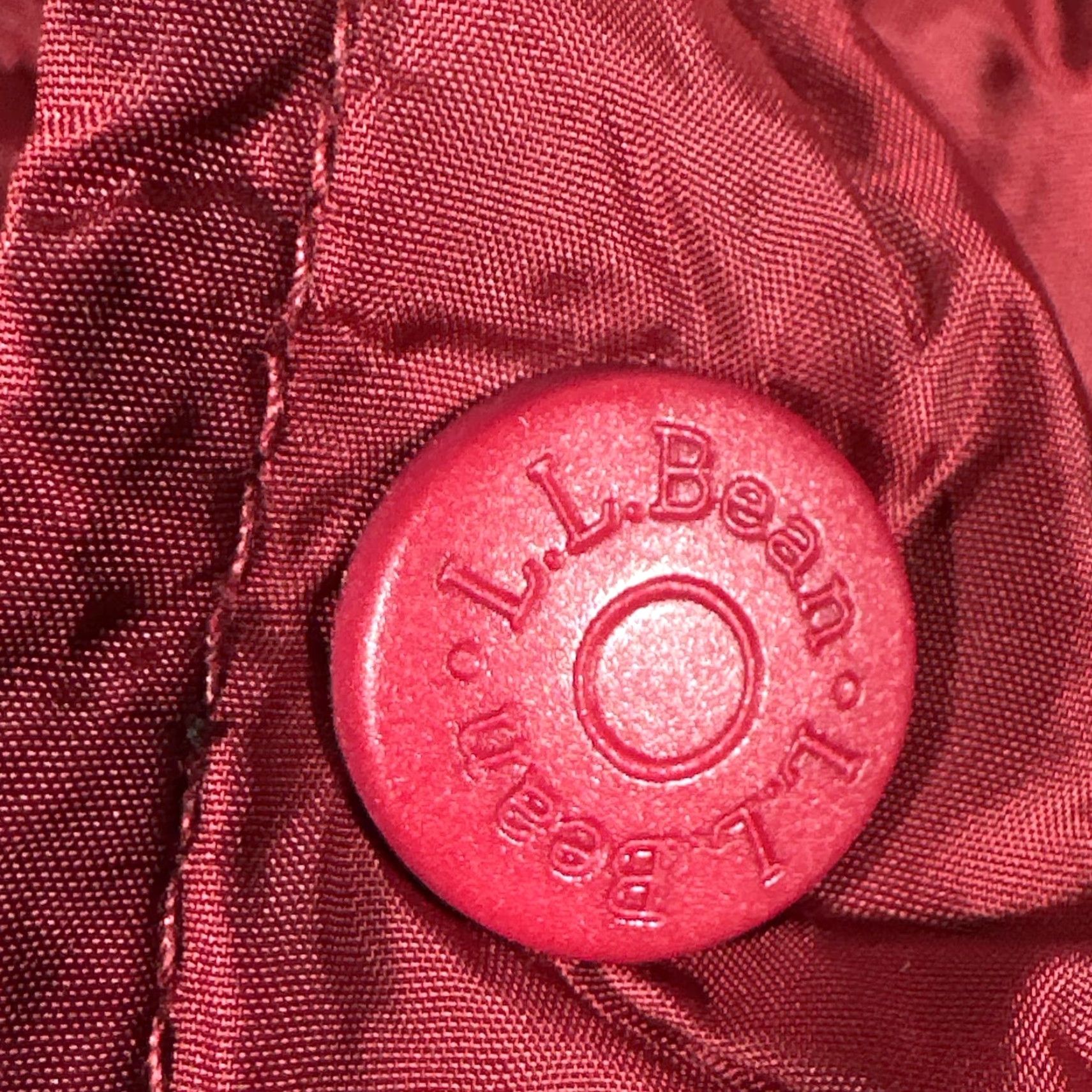 Vintage LL Bean Down Puffer Vest Mens LT Red Snap-Front Fleece-Lined Pockets Quilted Nylon Insulated Outdoor Mens Size US L / EU 52-54 / 3 - 6 Thumbnail