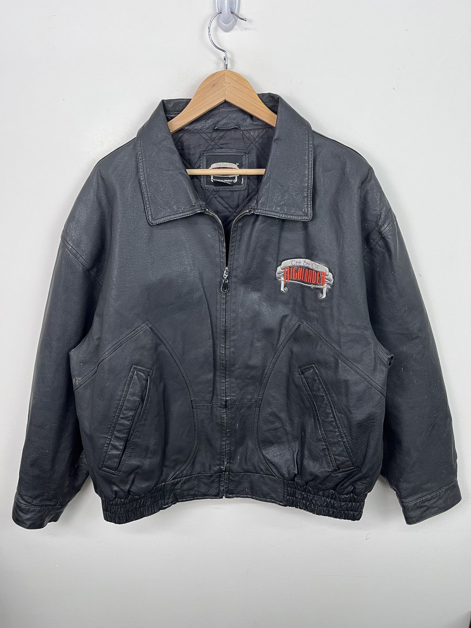 Vintage × Wilsons Leather Vintage 90s Highlander Movie Collin MacLeod Leather Jacket Size XL Size US XL / EU 56 / 4 - 1 Thumbnail
