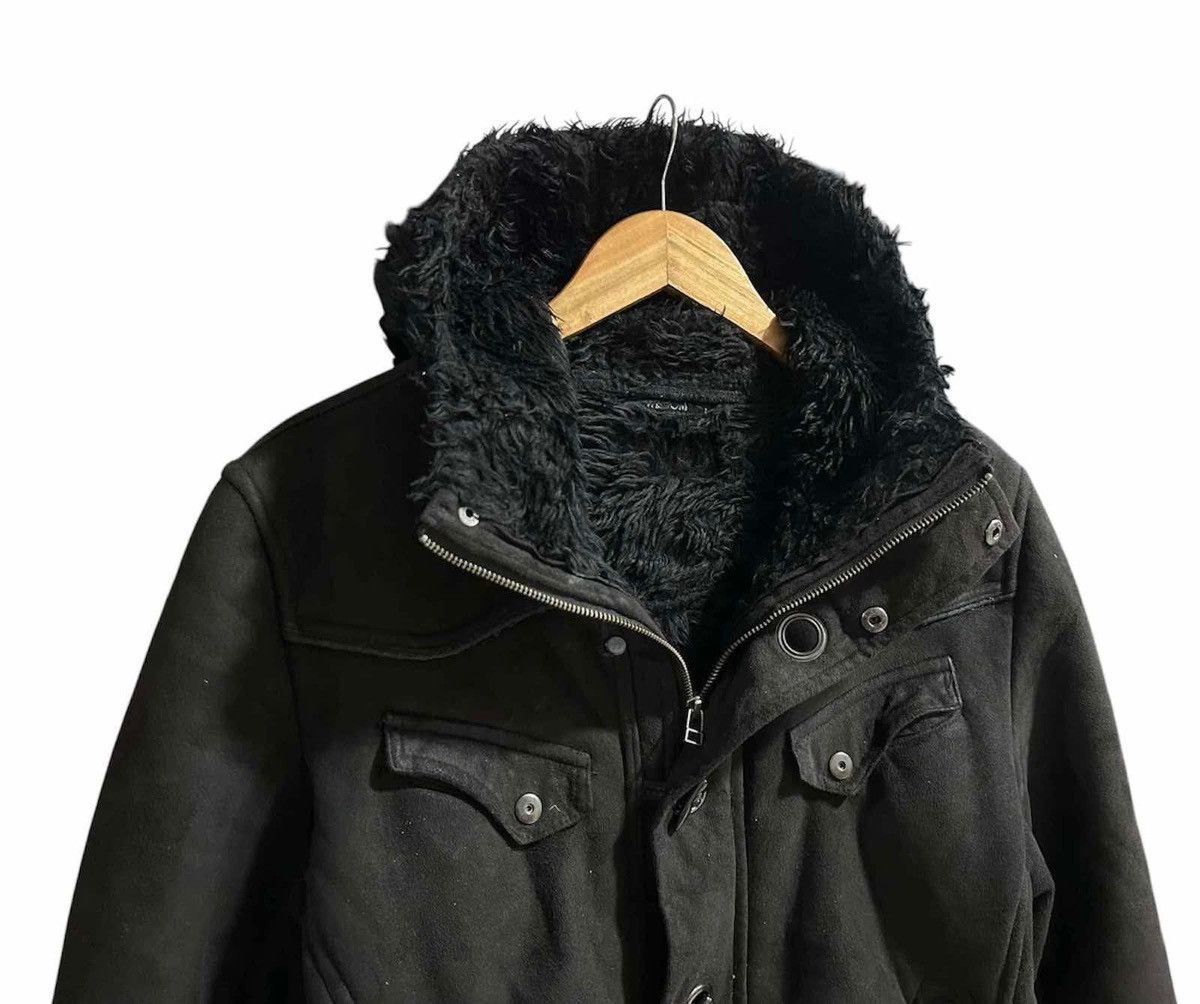 Hysteric Glamour 🔥Sick Y2K Wisdom Fur Hooded Suede Jacket Goth Punk Size US L / EU 52-54 / 3 - 9 Thumbnail