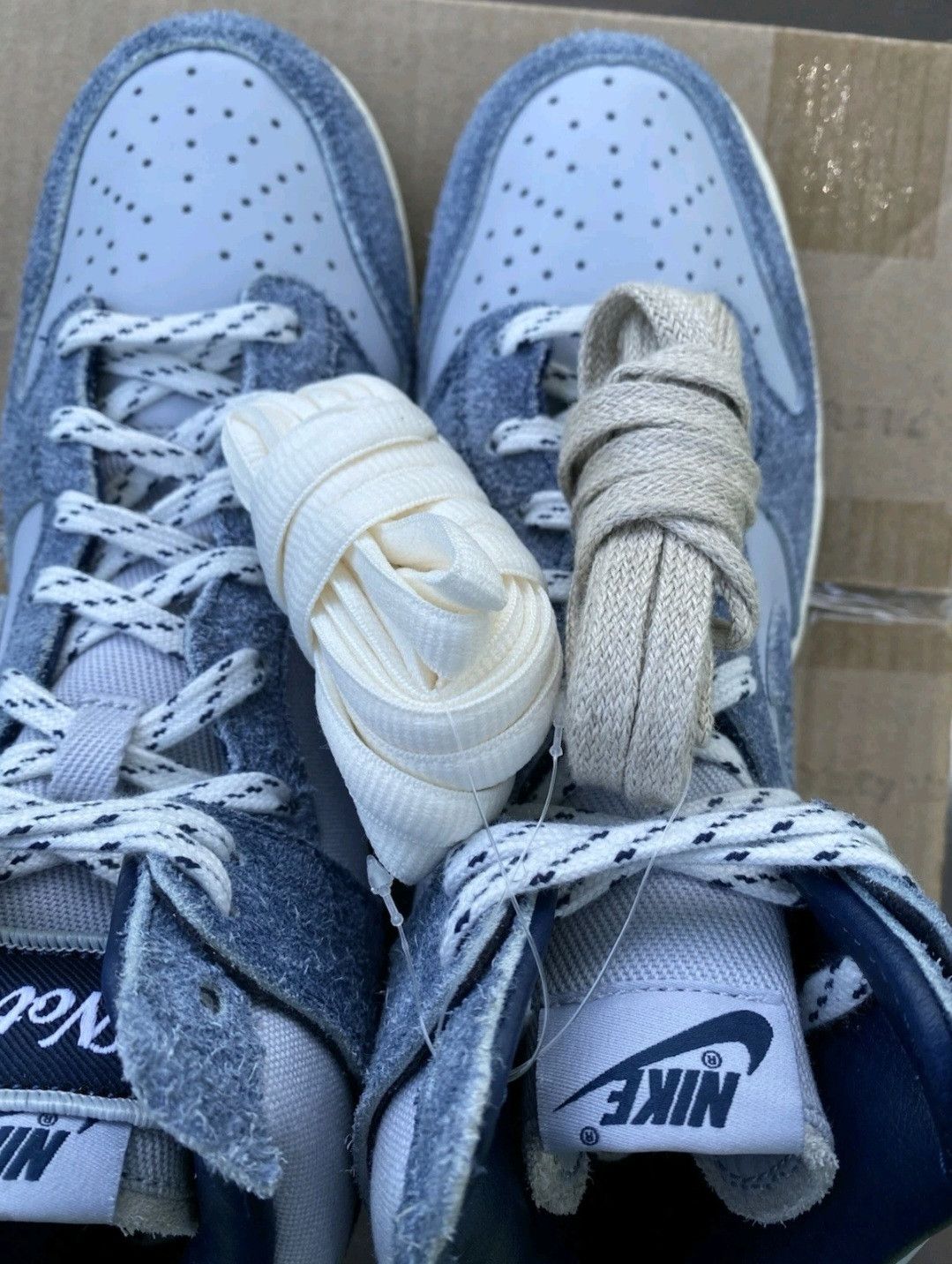 Nike VNDS Nike Notre X Dunk High Midnight Navy Size 10 Men Size US 10 / EU 43 - 6 Thumbnail