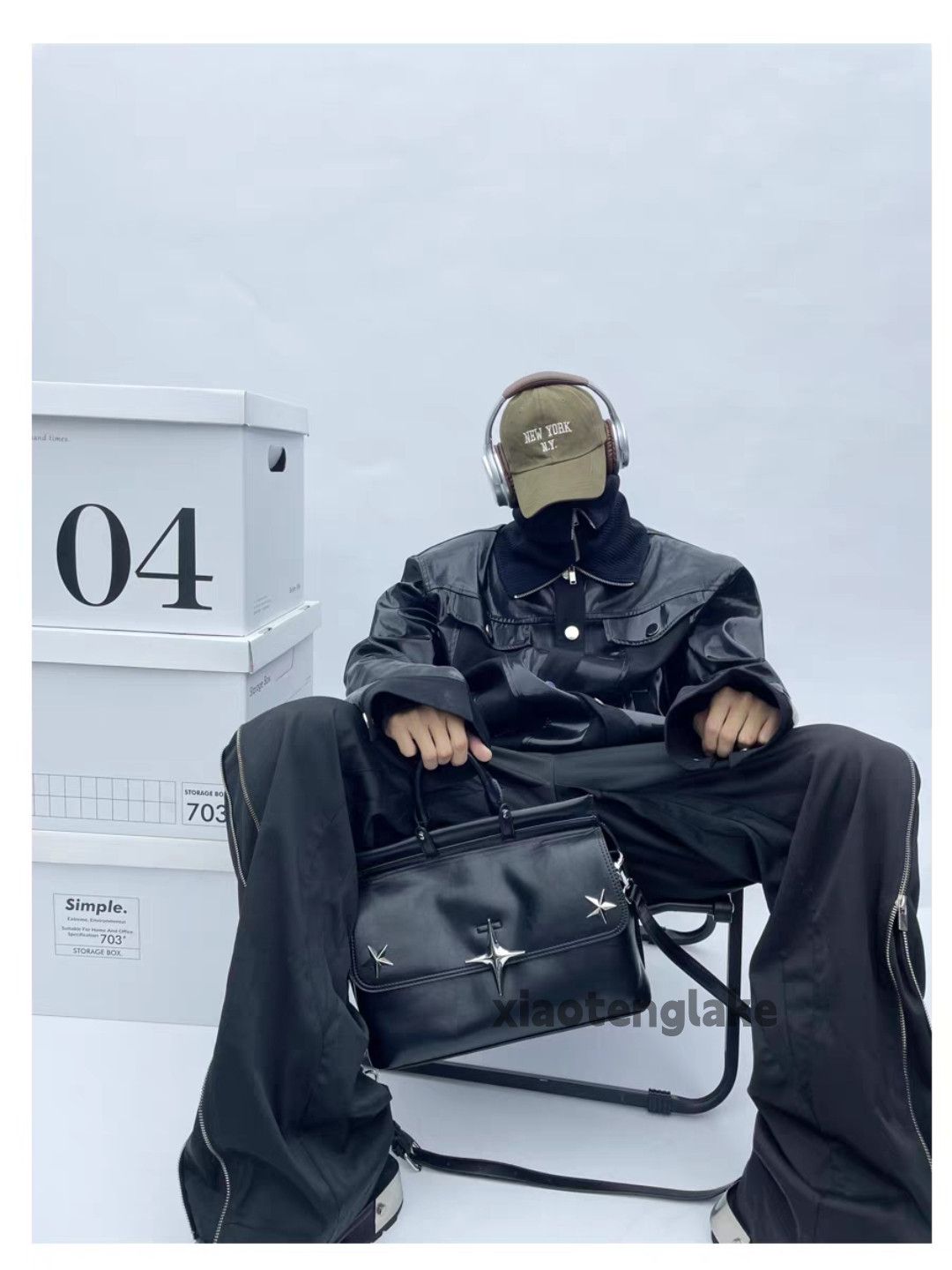 Designer unisex outdoor utility cyberpunk grunge crossbody handbag Size ONE SIZE - 11 Thumbnail