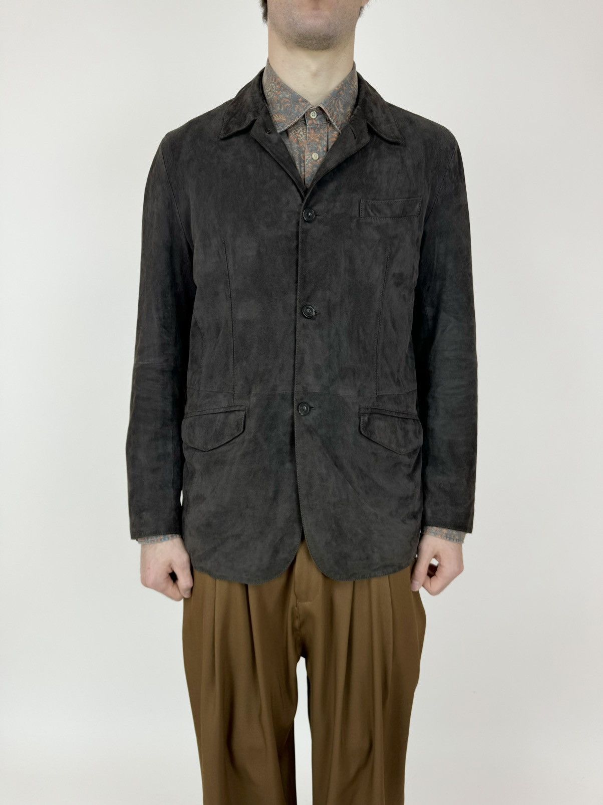 Smuggler Suede Blazer Jacket Mens Old Money Preppy Size 54