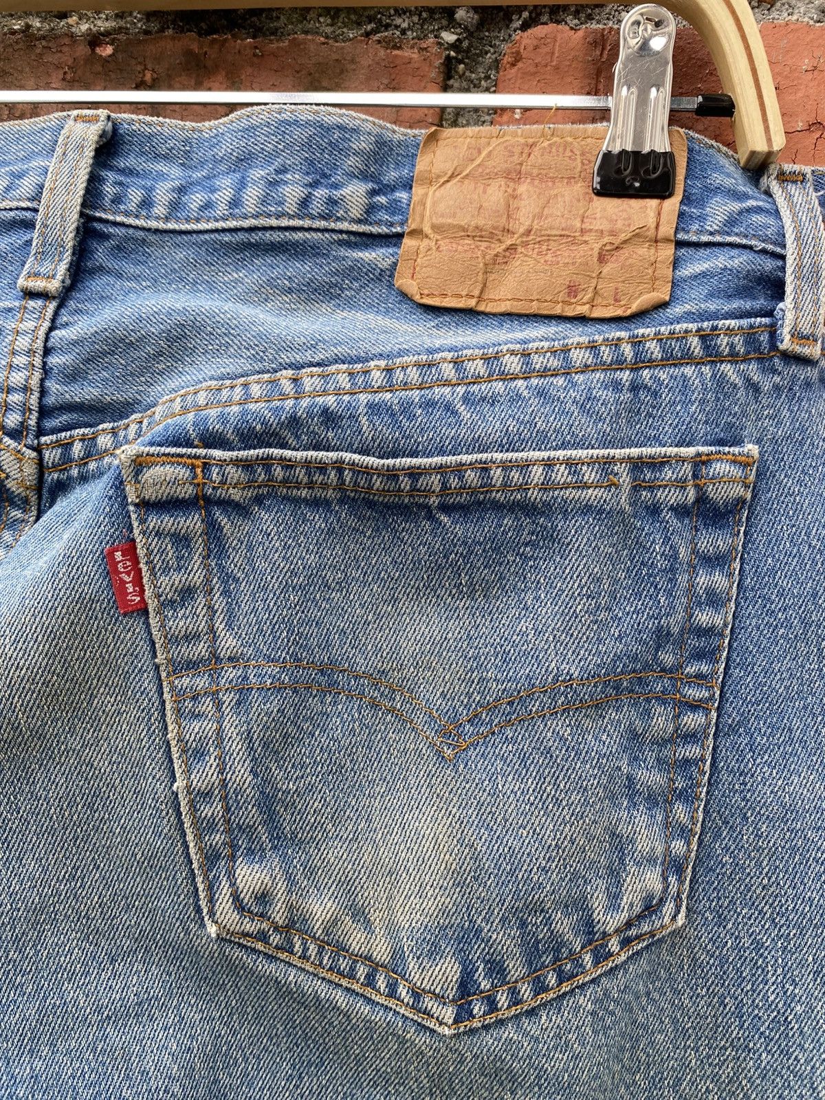 Levi's × Levi's Vintage Clothing × Vintage W34x30 Vintage levi's 501 made in USA Size US 34 / EU 50 - 3 Thumbnail
