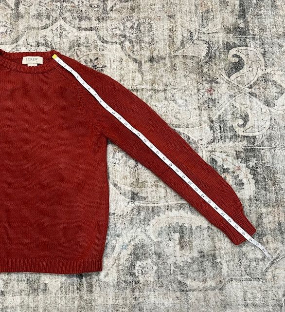 J.Crew J.Crew 100% Cotton Raglan Crewneck Sweater (S) Size US S / EU 44-46 / 1 - 5 Thumbnail