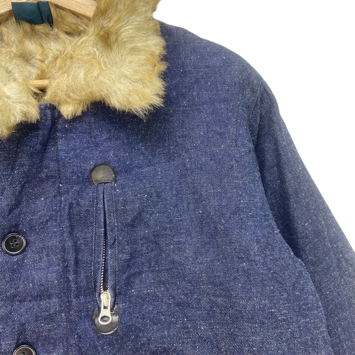 Japanese Brand Rageblue Street Fashion Fur Winter Denim Jacket Size US S / EU 44-46 / 1 - 9 Thumbnail