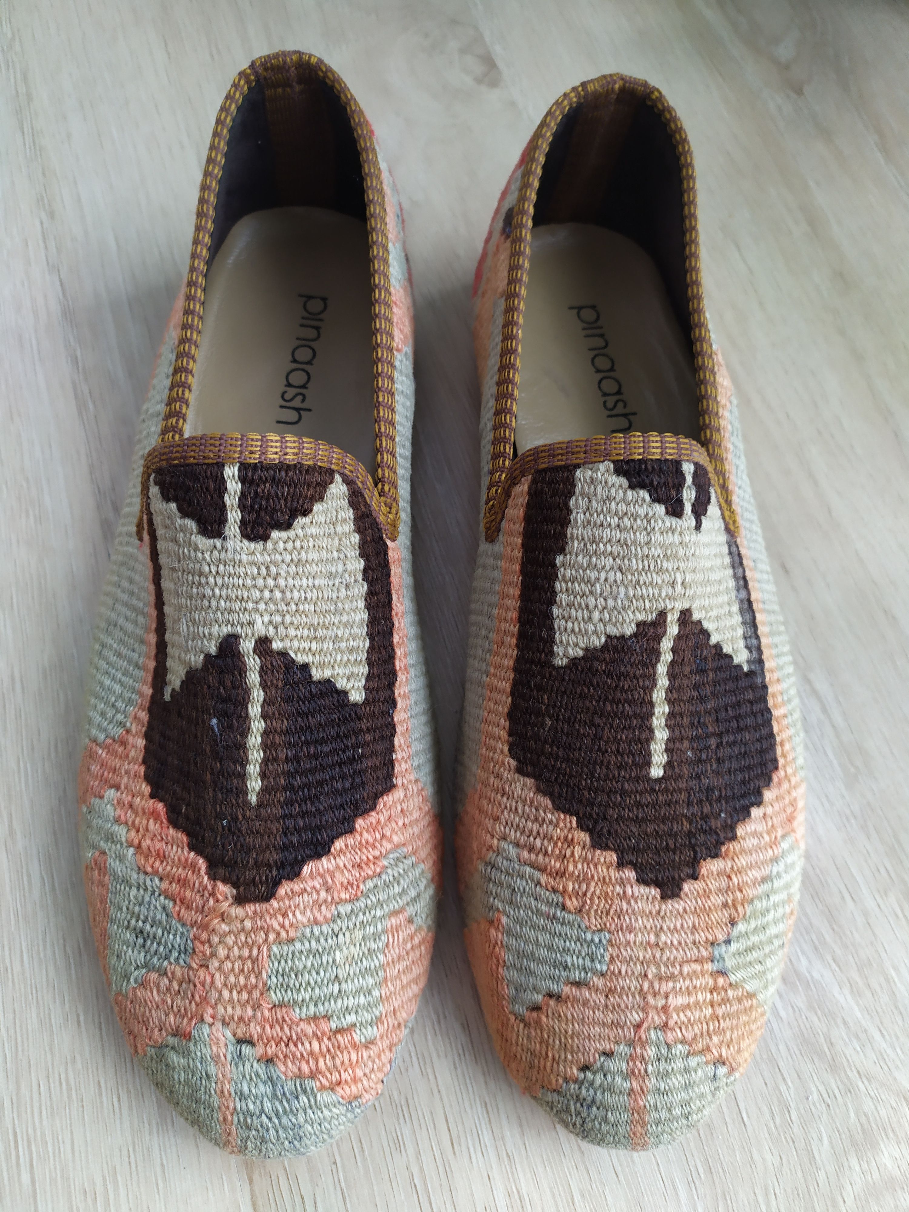The Difference Kilim Carpet Men's Loafers Size 42 Wool Slip On handmade Size US 8.5 / EU 41-42 - 8 Thumbnail