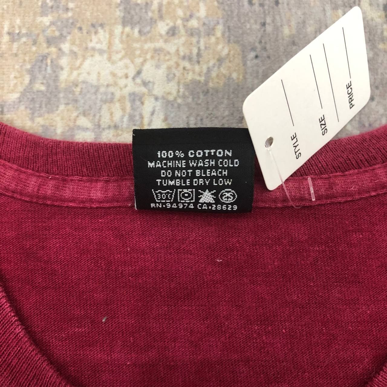 Stussy × Vintage T490 90s STUSSY BiG LOGO LONG SLEEVE TEE Size US M / EU 48-50 / 2 - 9 Thumbnail