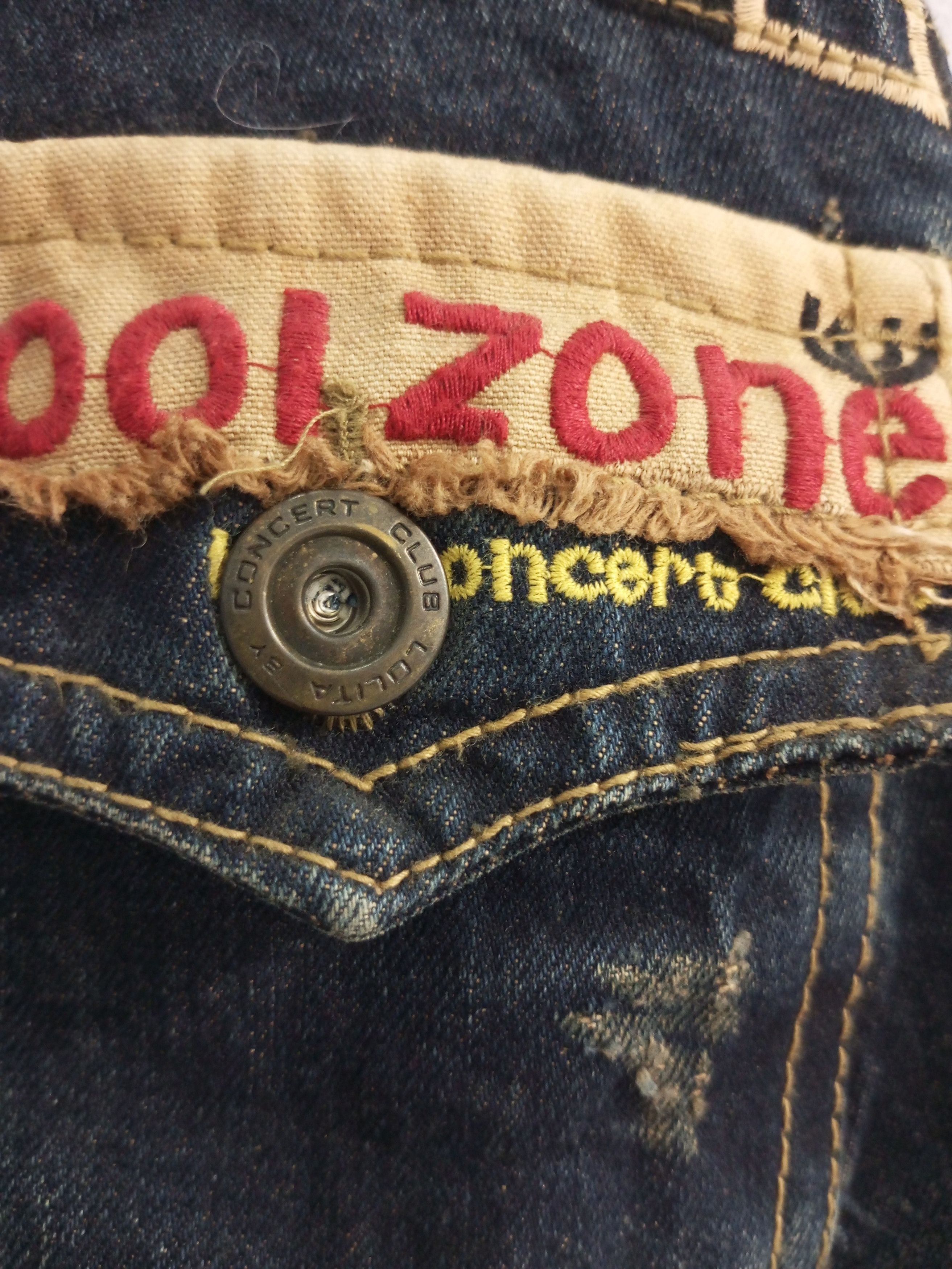 20471120 Yoshitomo nara x LOLITA Jeans Concert Club "scholl zone" Size US 29 - 5 Thumbnail
