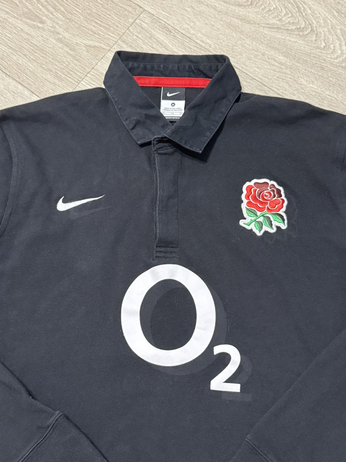 Nike 🔷Vintage Nike England 2011/12 Rugby Shirt🔷 Size US XL / EU 56 / 4 - 3 Thumbnail