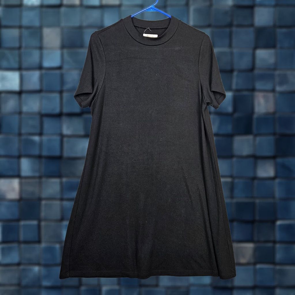 Madewell Madewell Women's T-Shirt Dress Shirt Dress Crew Neck Short Sleeve Above Knee Black M Size M / US 6-8 / IT 42-44 - 1 Thumbnail