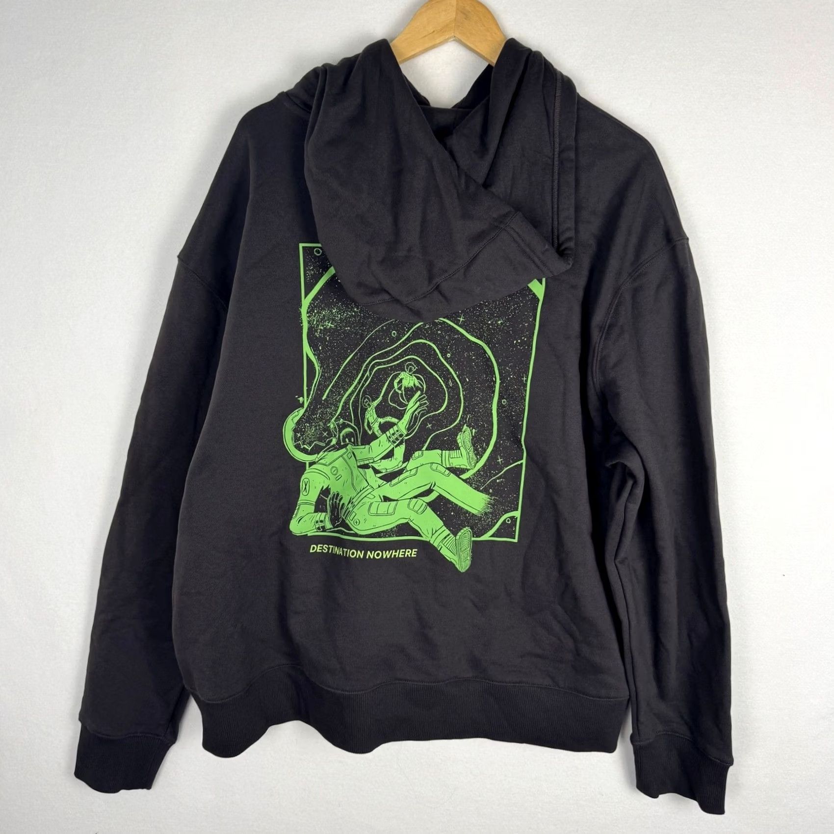 Vintage Mode of One Hoodie Mens Oversized Graphic Jet Grey Astronaut Space L Size US L / EU 52-54 / 3 - 2 Thumbnail