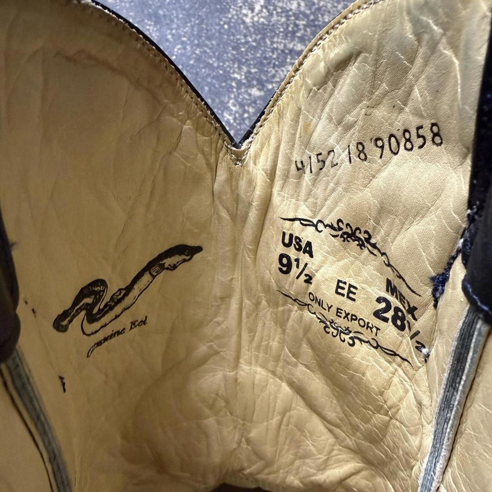 Other Vintage Blue Eel Los Altos Cowboy Boots Size US 9.5 / EU 42-43 - 6 Thumbnail