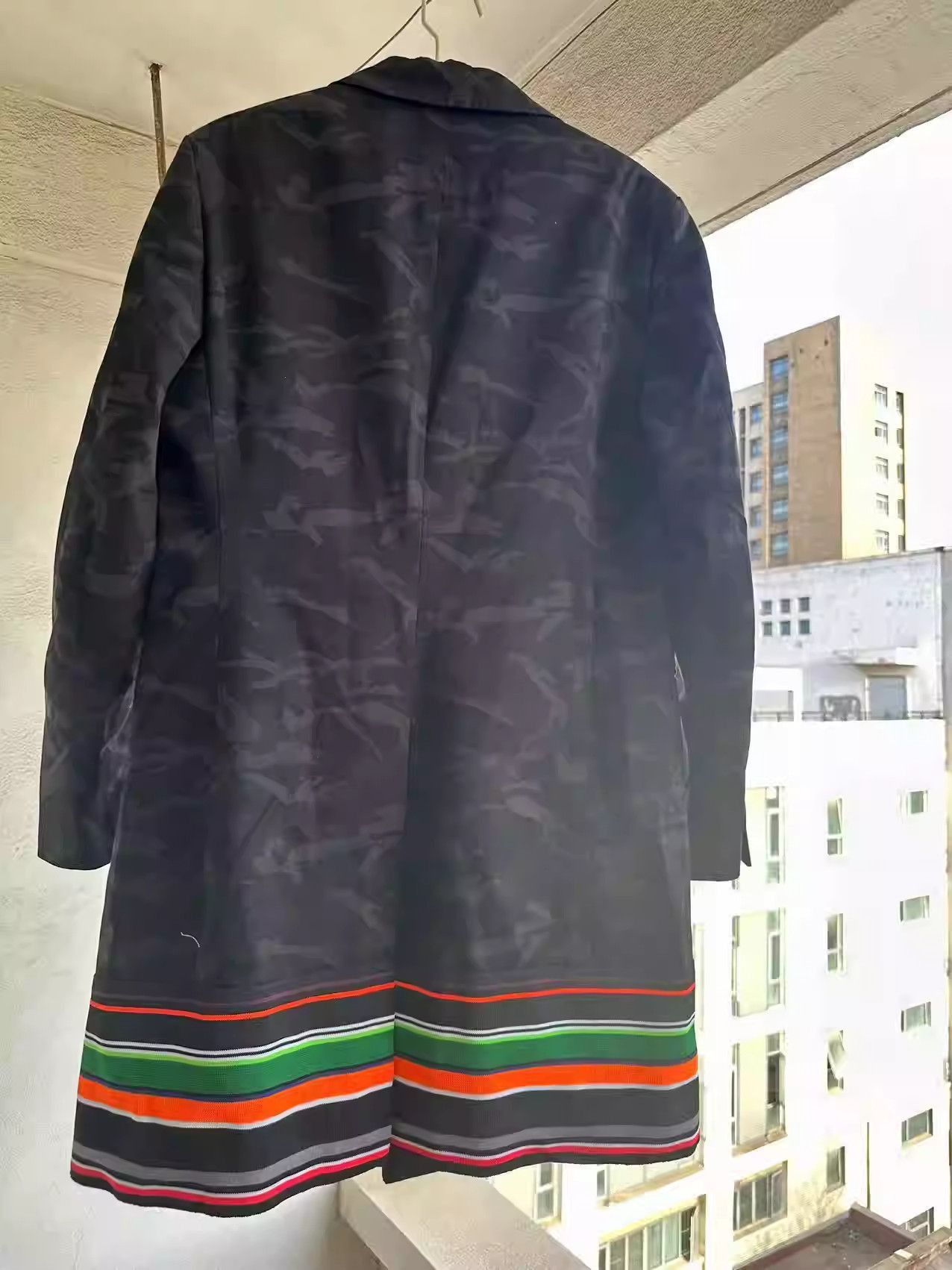 Raf Simons sterling ruby camouflage rainbow striped blazer coat Size US L / EU 52-54 / 3 - 5 Thumbnail
