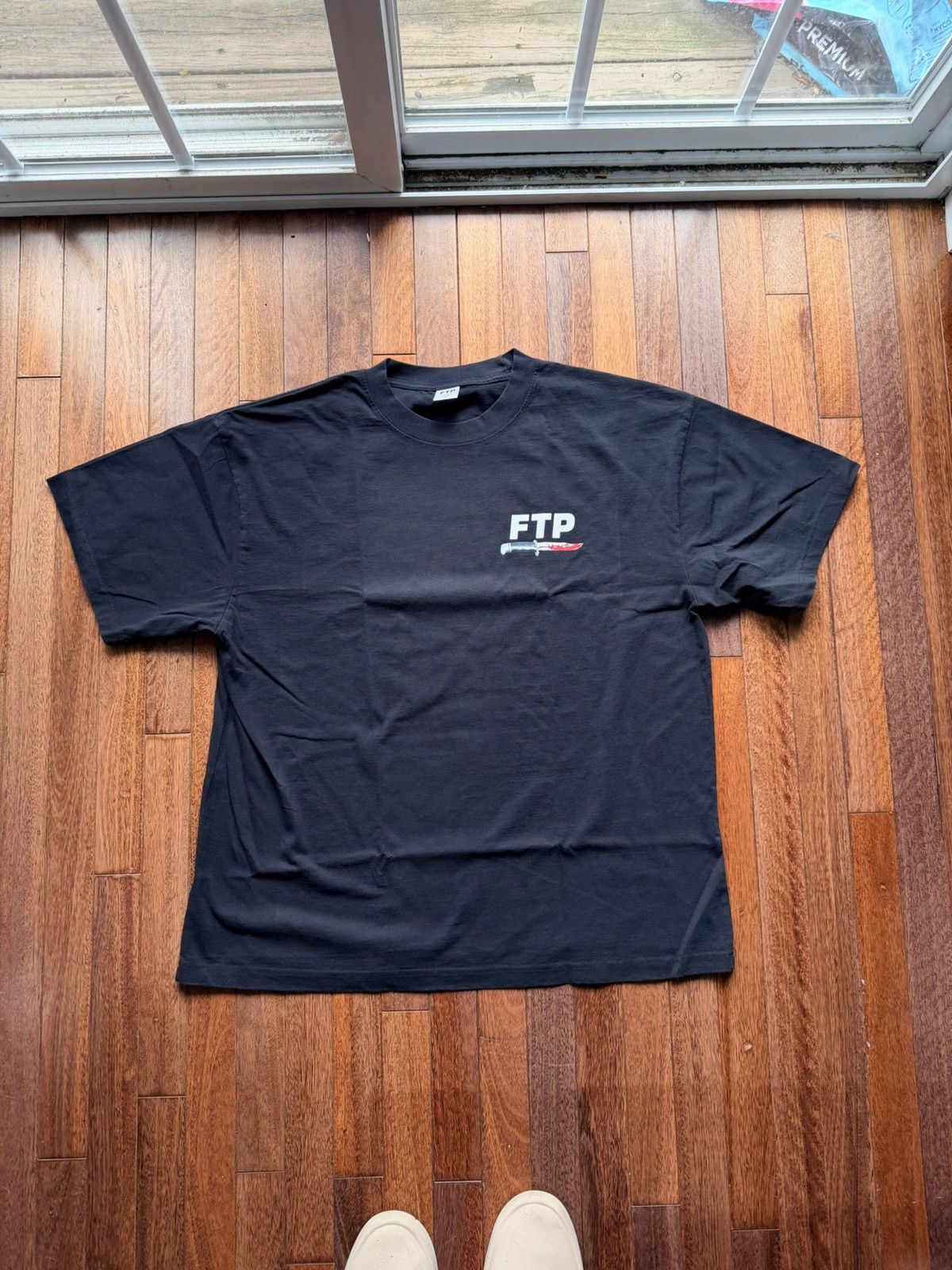 Fuck The Population FTP FUCK THE POPULATION GHOSTFACE LOGO TEE - XL - BLACK Size US XL / EU 56 / 4 - 1 Thumbnail