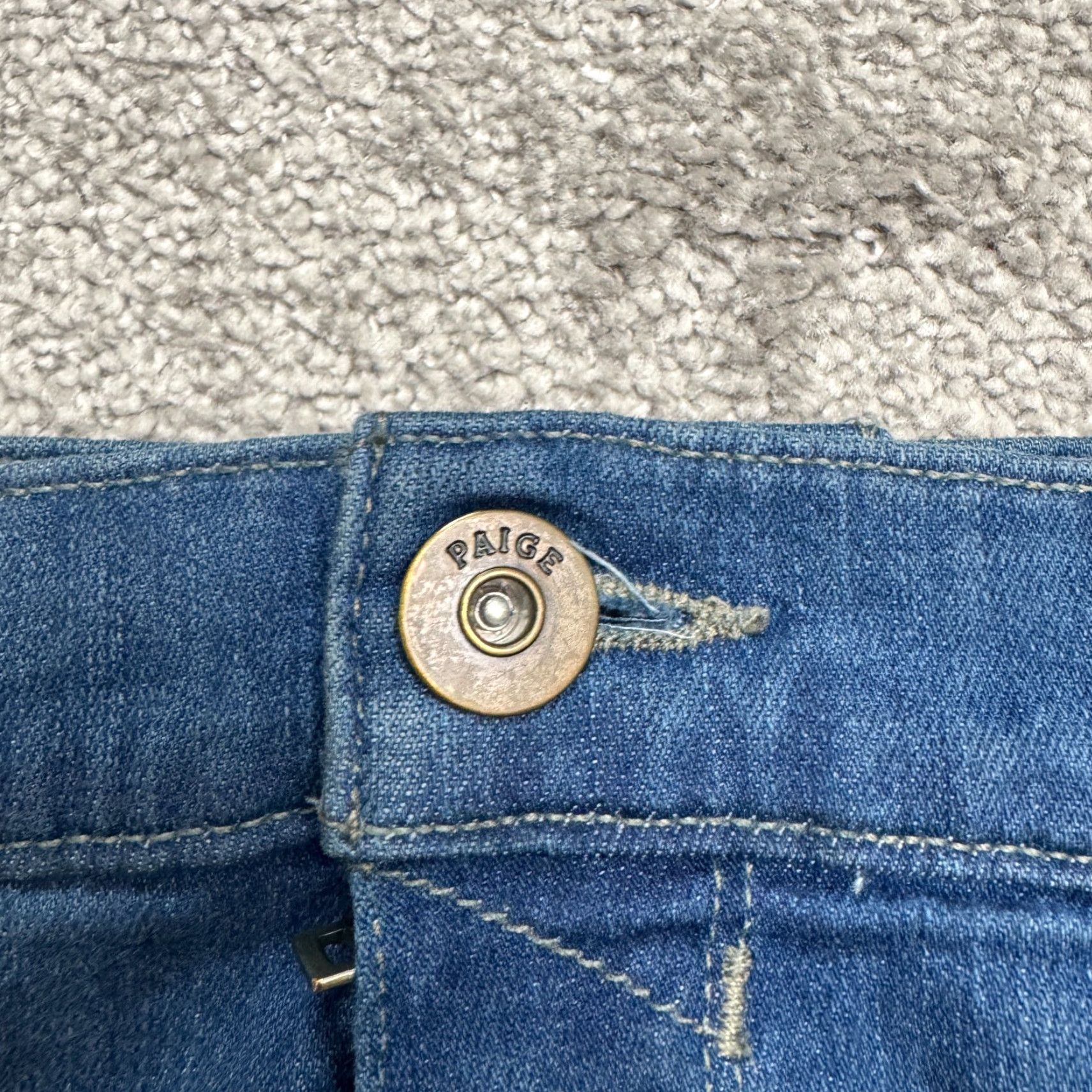 Paige Paige Federal Pair Jeans Men 34 Slim Fit Denim Blue Medium Wash 5-Pocket Logo USA Designer 2010s Mens Size US 34 / EU 50 - 3 Thumbnail