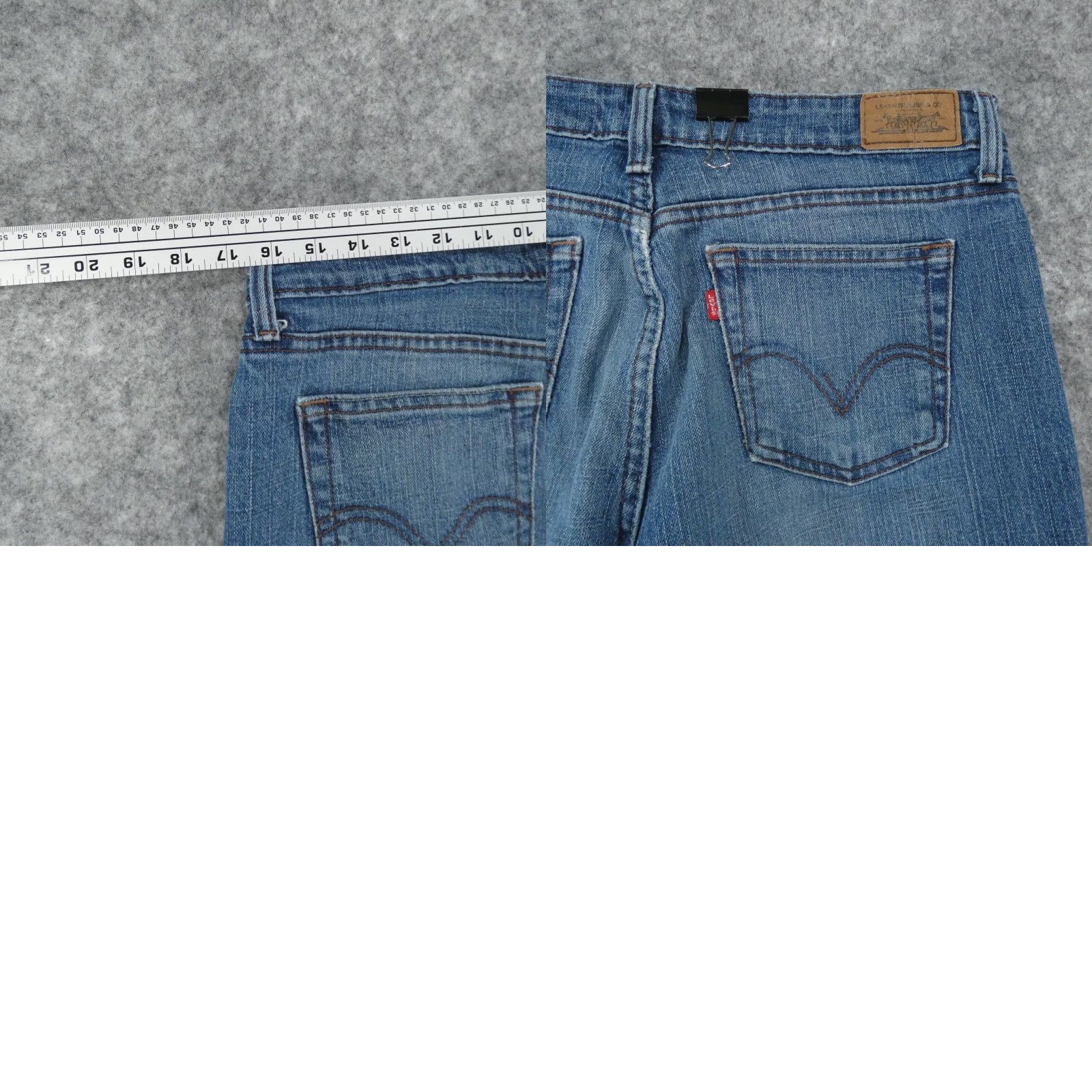 Levi's Levi's 515 Jeans Womens 12M Bootcut Mid Rise Stretch Light Wash Blue Size 34" / US 12 / IT 48 - 9 Thumbnail