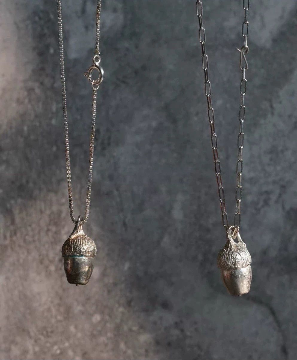 Ma+ M.a+ Maurizio Amedei Pinecone Silver Handmade Necklace Size ONE SIZE - 3 Thumbnail