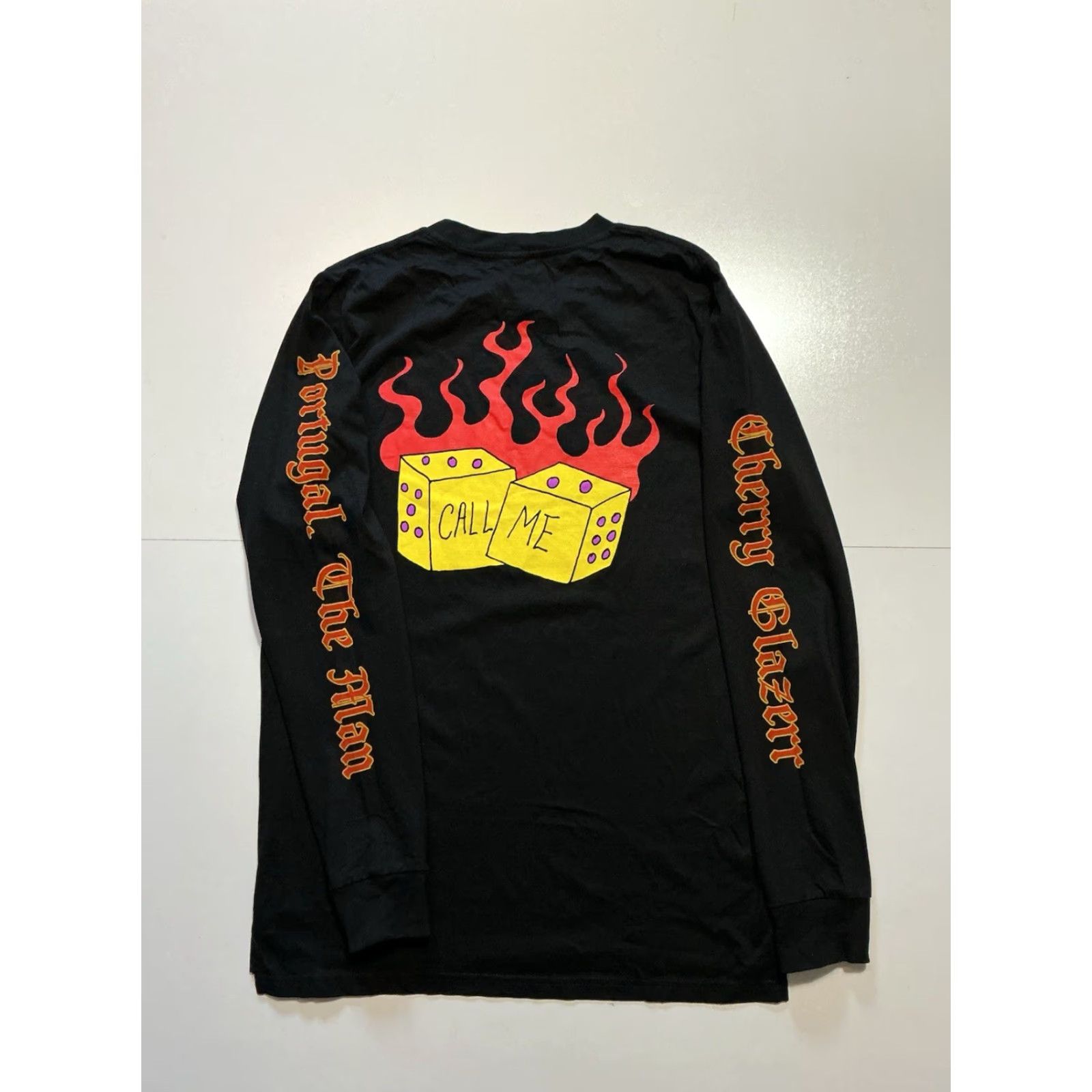 Vintage Cherry Glazerr Portugal The Man Official Merch Alien Rock Band L/S T-Shirt Black S Mens Size US S / EU 44-46 / 1 - 2 Thumbnail