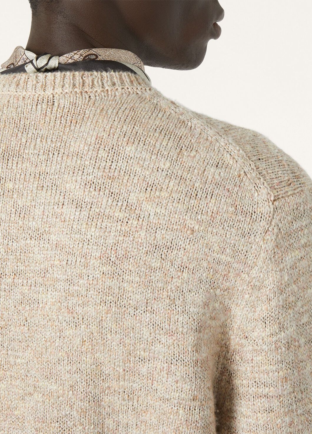 Loro Piana o1w1db10126 FA09807 Verbania Crewneck Sweater in Beige Size US S / EU 44-46 / 1 - 3 Thumbnail