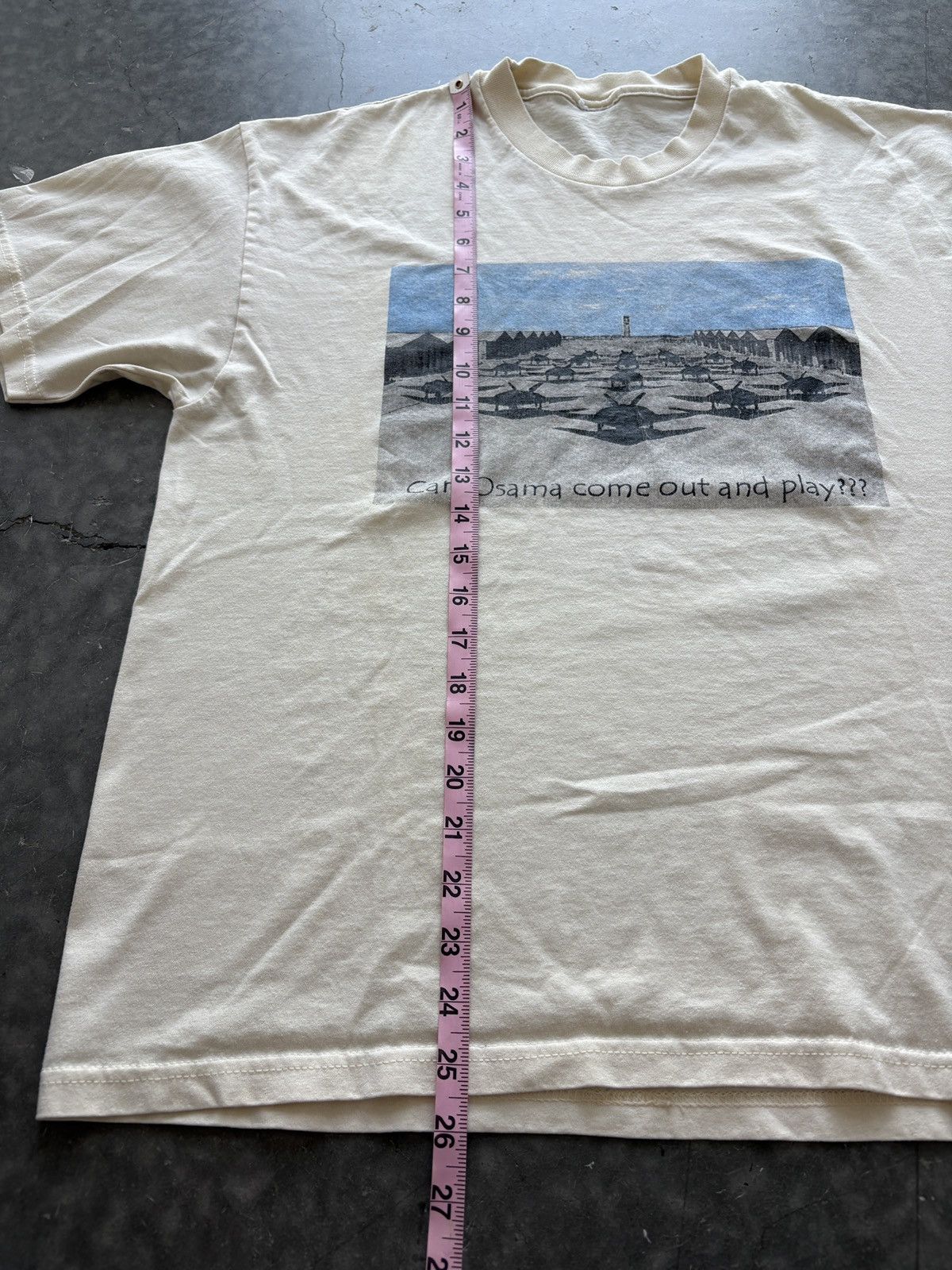 Vintage Vintage Y2K Funny Osama Tee Size US L / EU 52-54 / 3 - 10 Thumbnail