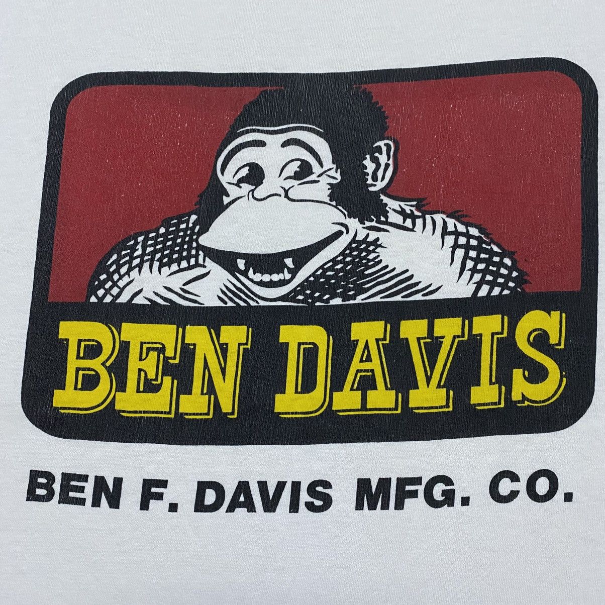 Ben Davis Rare‼️🔥Vintage Ben Davis Big Logo Single Stitch T-Shirt Size US L / EU 52-54 / 3 - 6 Thumbnail