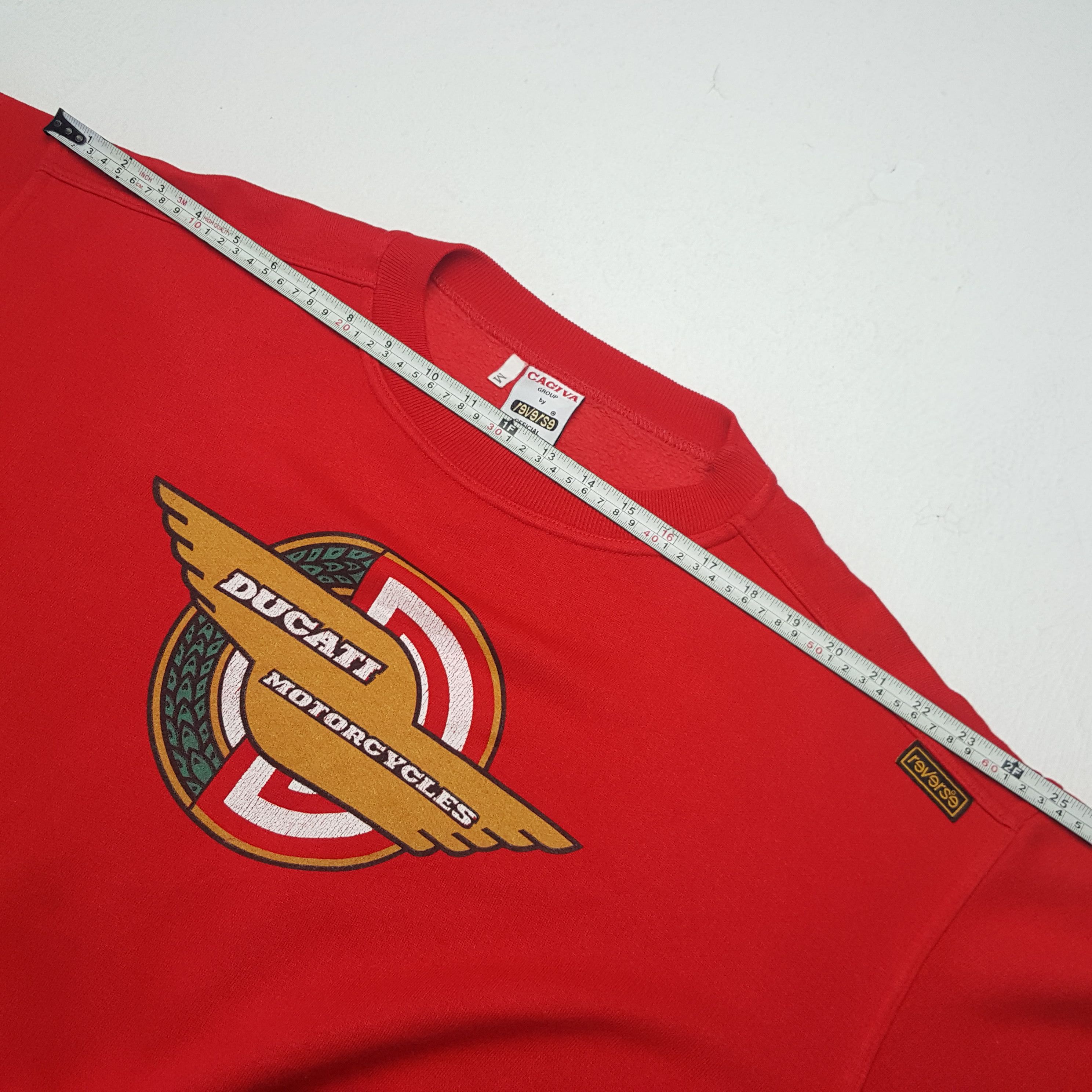 Ducati × Vintage Vintage 90's Ducati Motorcycles Racing MotoGP Sweatshirt Size US XL / EU 56 / 4 - 5 Thumbnail