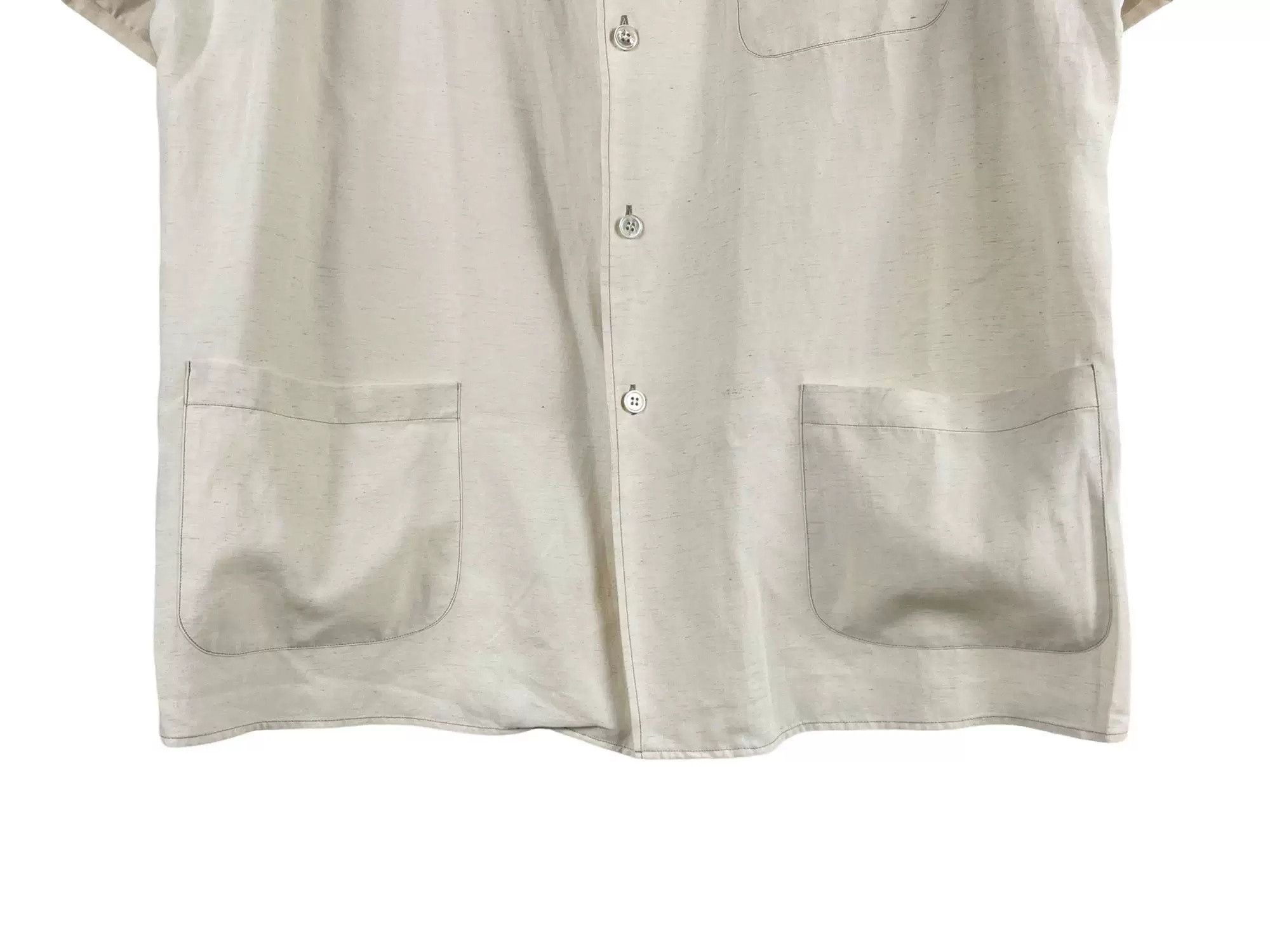 Maison Margiela Maison Margiela White Short-Sleeve Shirt Size US M / EU 48-50 / 2 - 4 Thumbnail