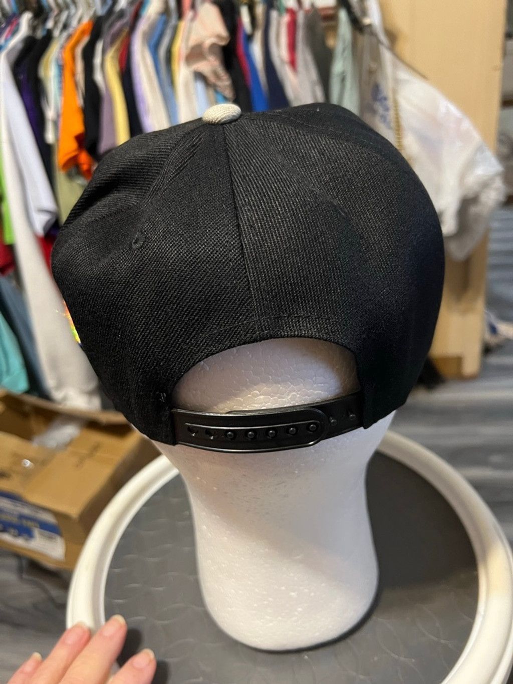 Other Men's Space Jam Bugs Bunny Black Gray Snapback Hat One Size Size ONE SIZE - 3 Thumbnail