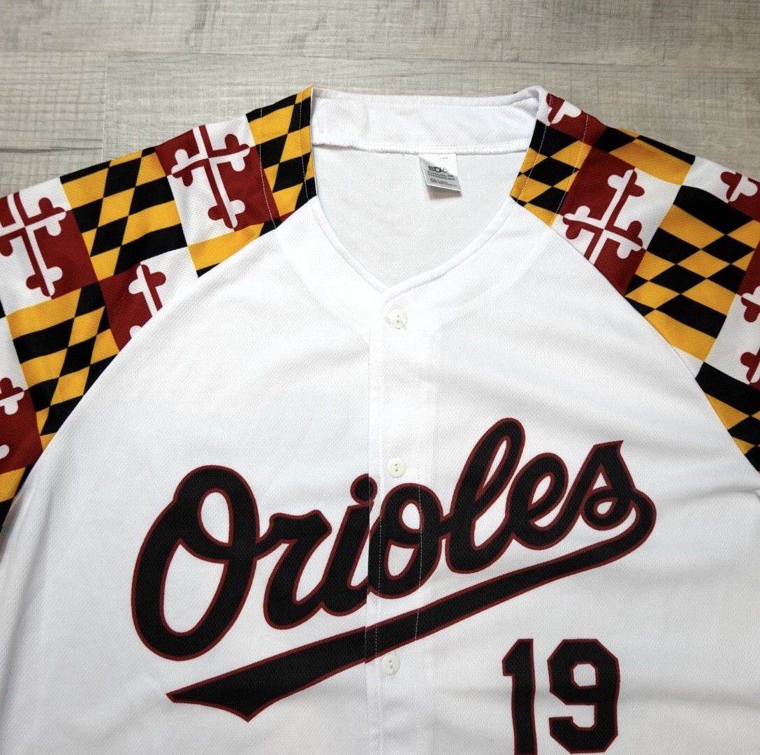 MLB Baltimore Orioles Baseball Jersey #19 Adult XL 2019 SGA Size US XL / EU 56 / 4 - 5 Thumbnail