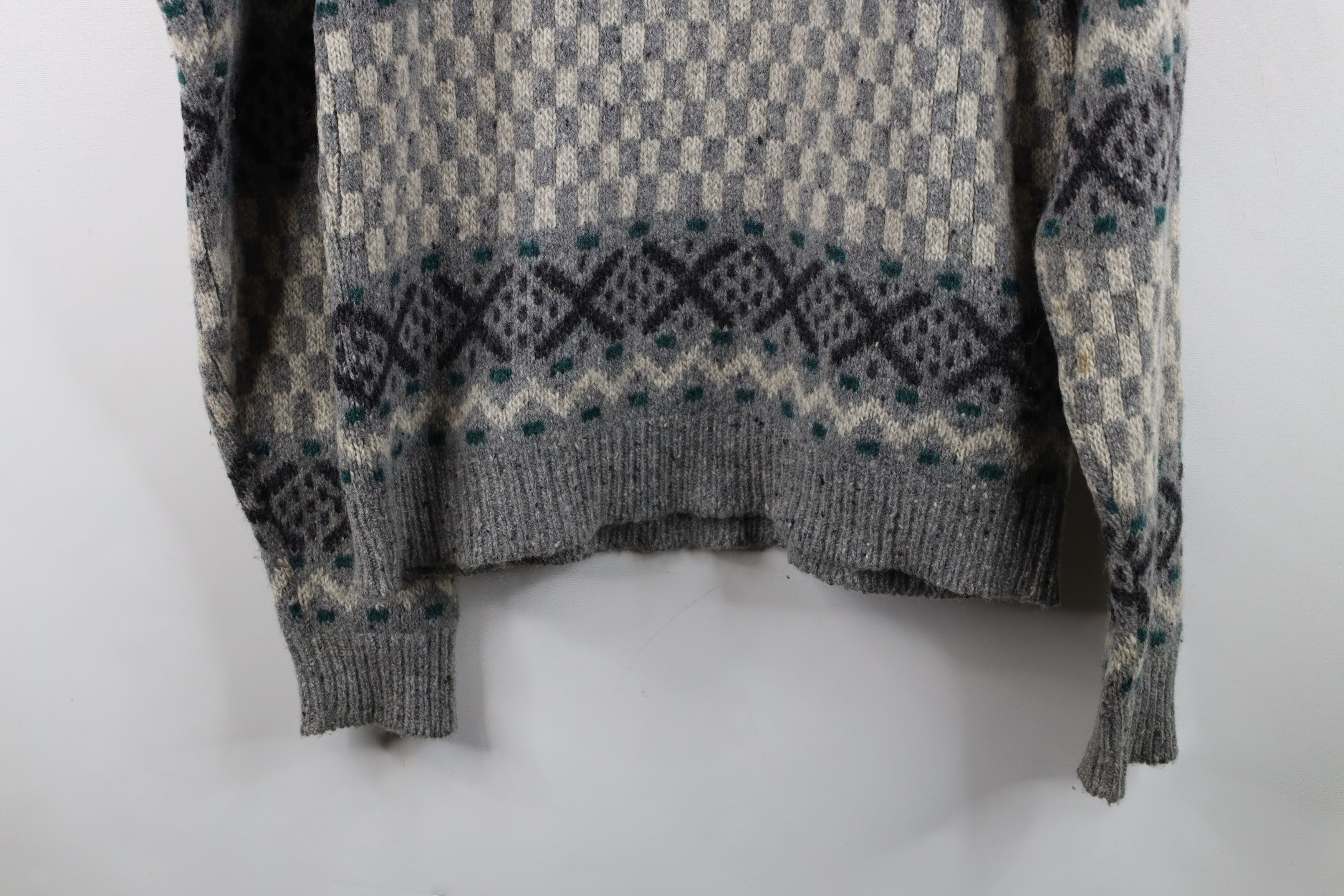 Vintage AS IS Vintage 90s Streetwear Wool Blend Knit Sweater USA Size US M / EU 48-50 / 2 - 12 Thumbnail