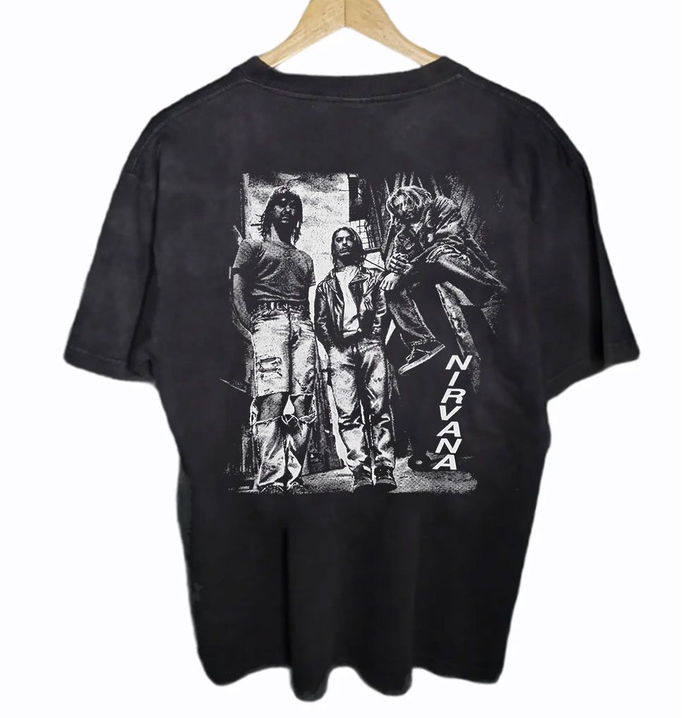 Nirvana Nirvana T-shirt Tee Shirt Nirvana Rock Band Tee T-shirt Size US XL / EU 56 / 4 - 2 Thumbnail