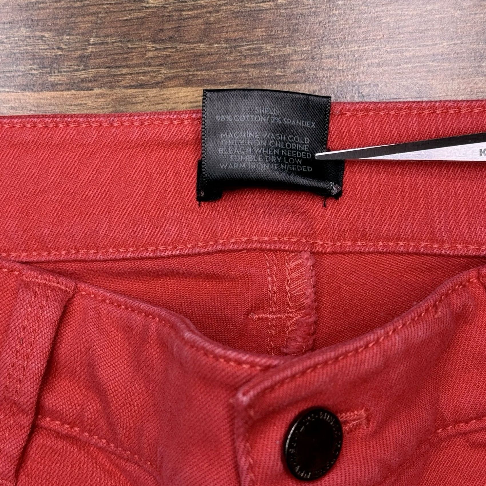 Ann Taylor Ann Taylor Jeans Ankle Womens 8 Pink Mid Rise Stretch Slim 5-Pocket Denim City Modern Fit Size 30" / US 8 / IT 44 - 5 Thumbnail