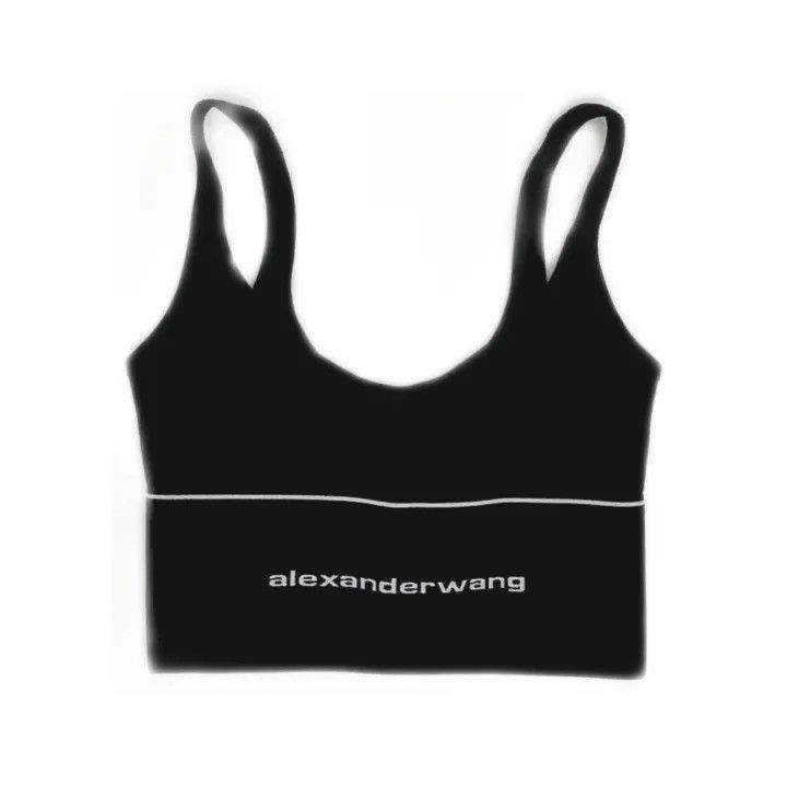Alexander Wang Alexander Wang SS22 Black Logo Sport Bra - Size XS / US 0-2 / IT 36-38 - 2 Thumbnail