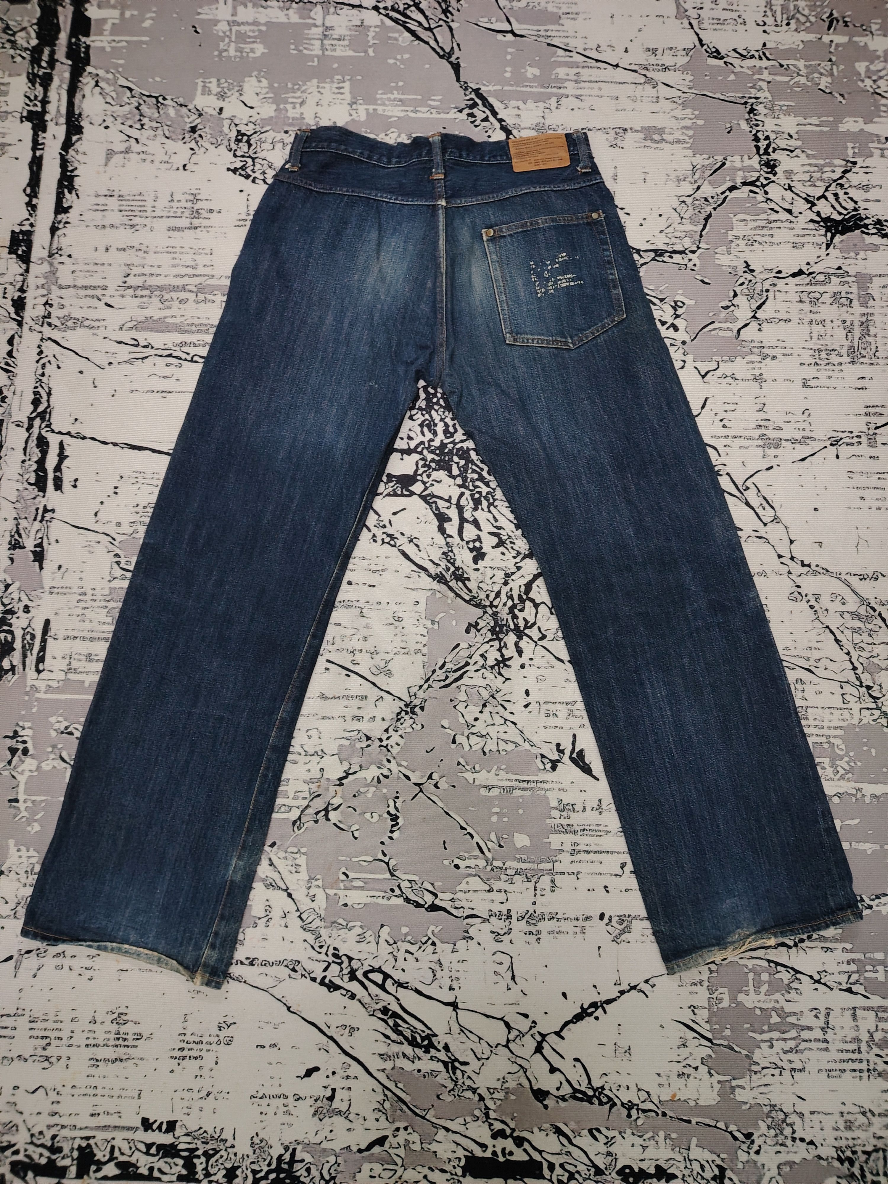 Japanese Brand VINTAGE VIRUS DENIM LINE SELVEDGE JEANS Size US 32 / EU 48 - 3 Thumbnail