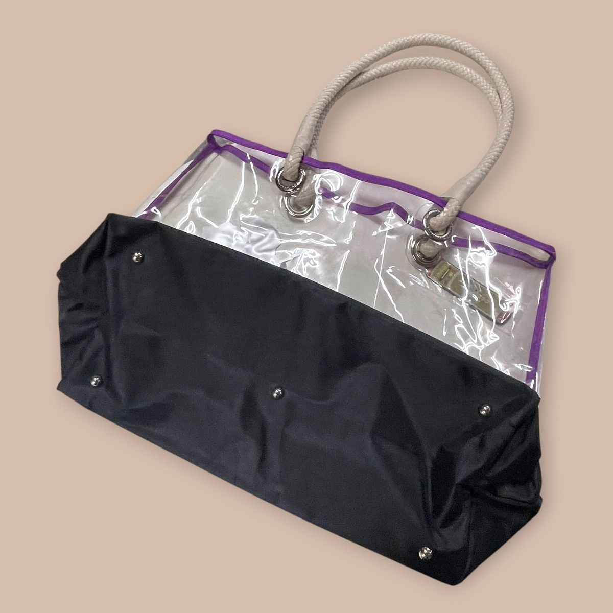Anime Evangelion Vinyl Clear Bag Size ONE SIZE - 3 Thumbnail