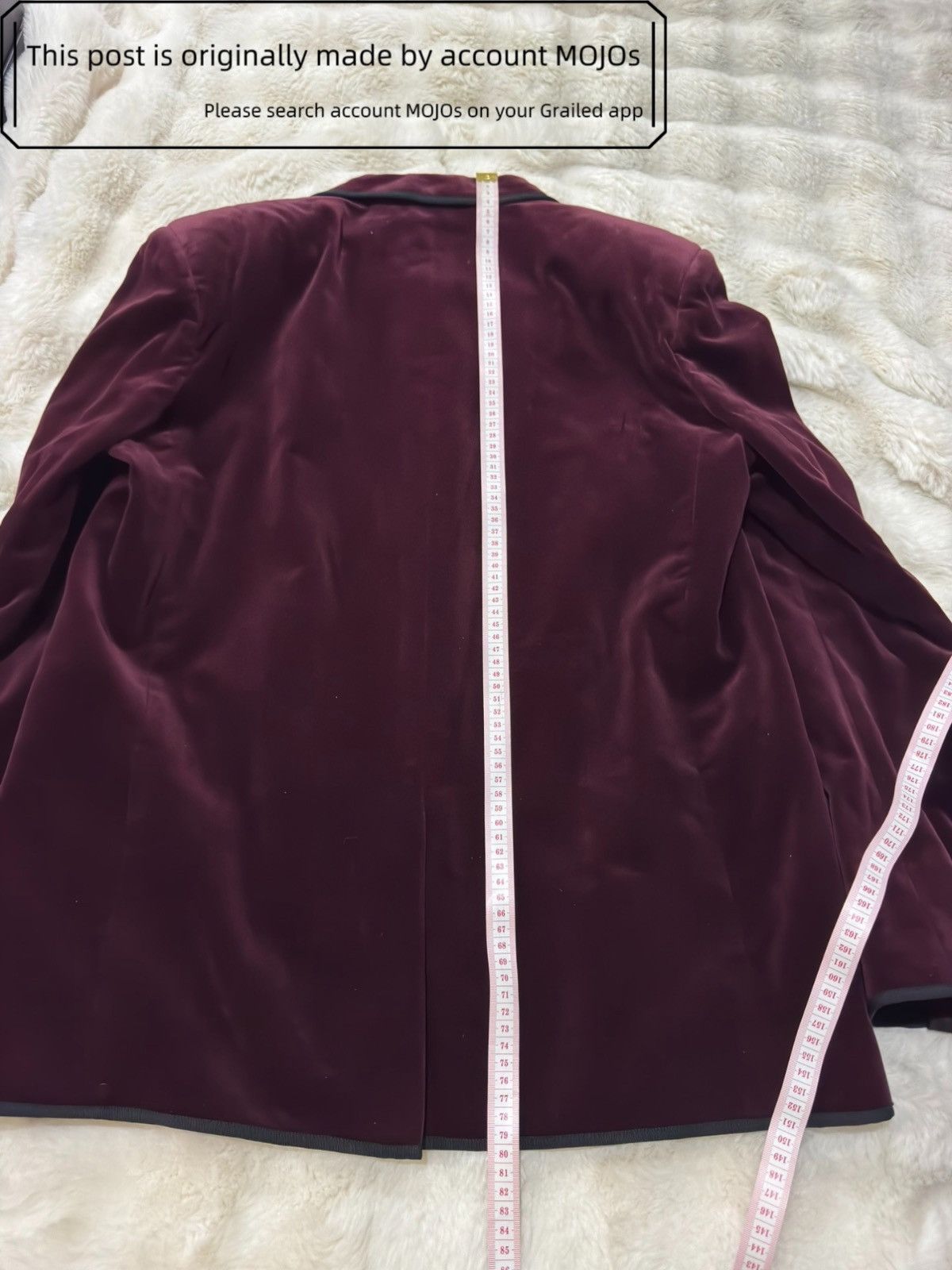 Saint Laurent Paris Sz 54 Saint Laurent Paris Wine Velvet Blazer Jacket mojos170 Size US L / EU 52-54 / 3 - 8 Thumbnail