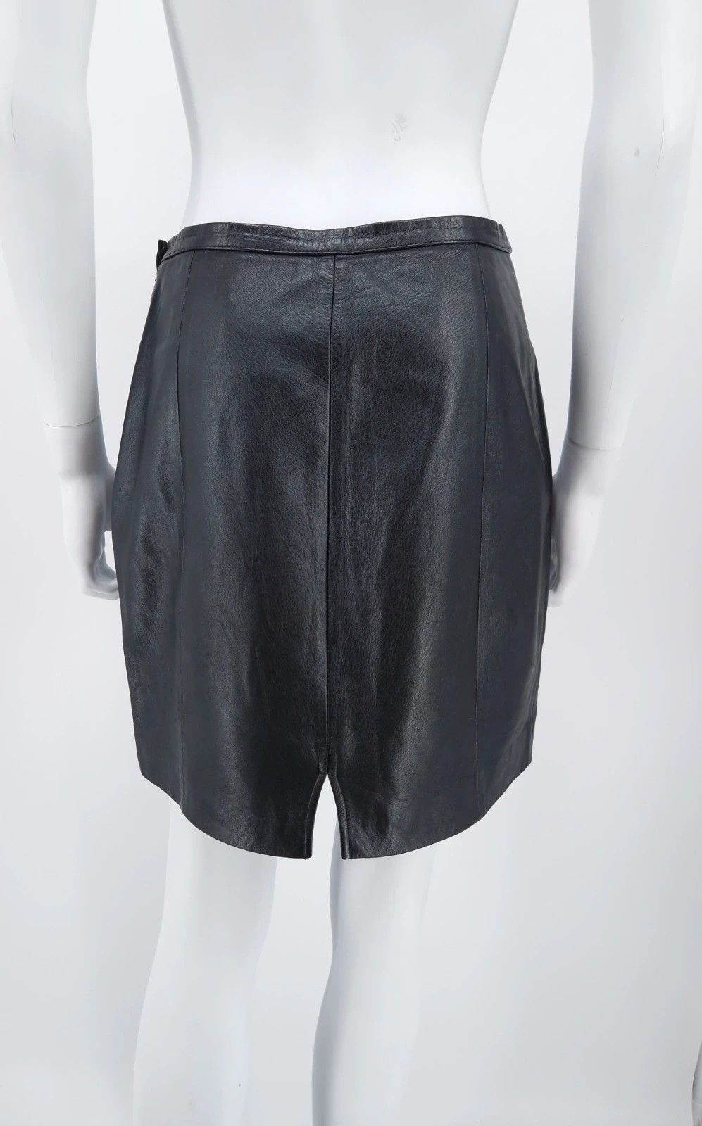 Gucci Gucci by Tom Ford 1997 Leather Mini Skirt Size 30" / US 8 / IT 44 - 5 Thumbnail