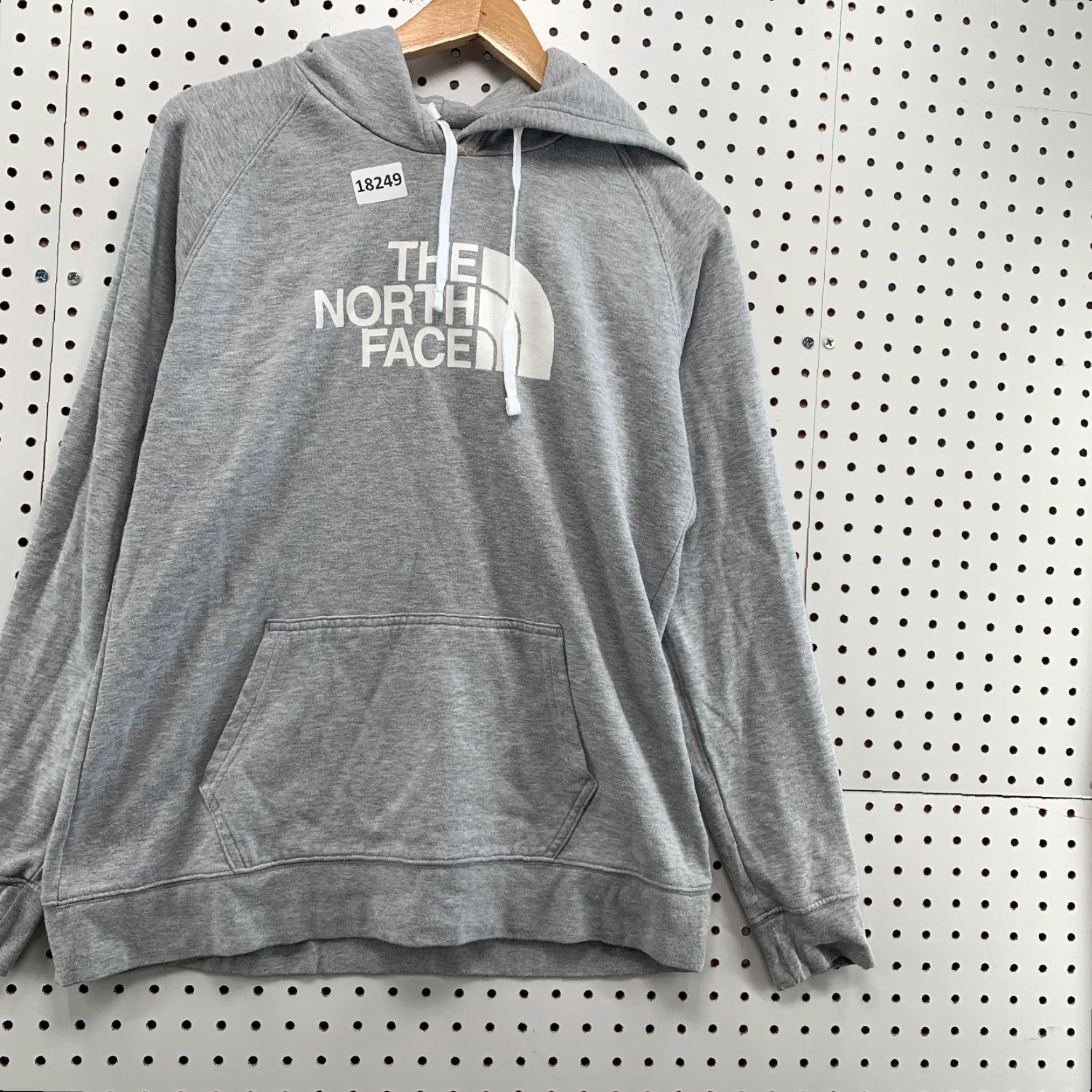 The North Face The North Face Hoodie Sweatshirt Womens Gray Large Hooded Pullover Size L / US 10 / IT 46 - 4 Thumbnail