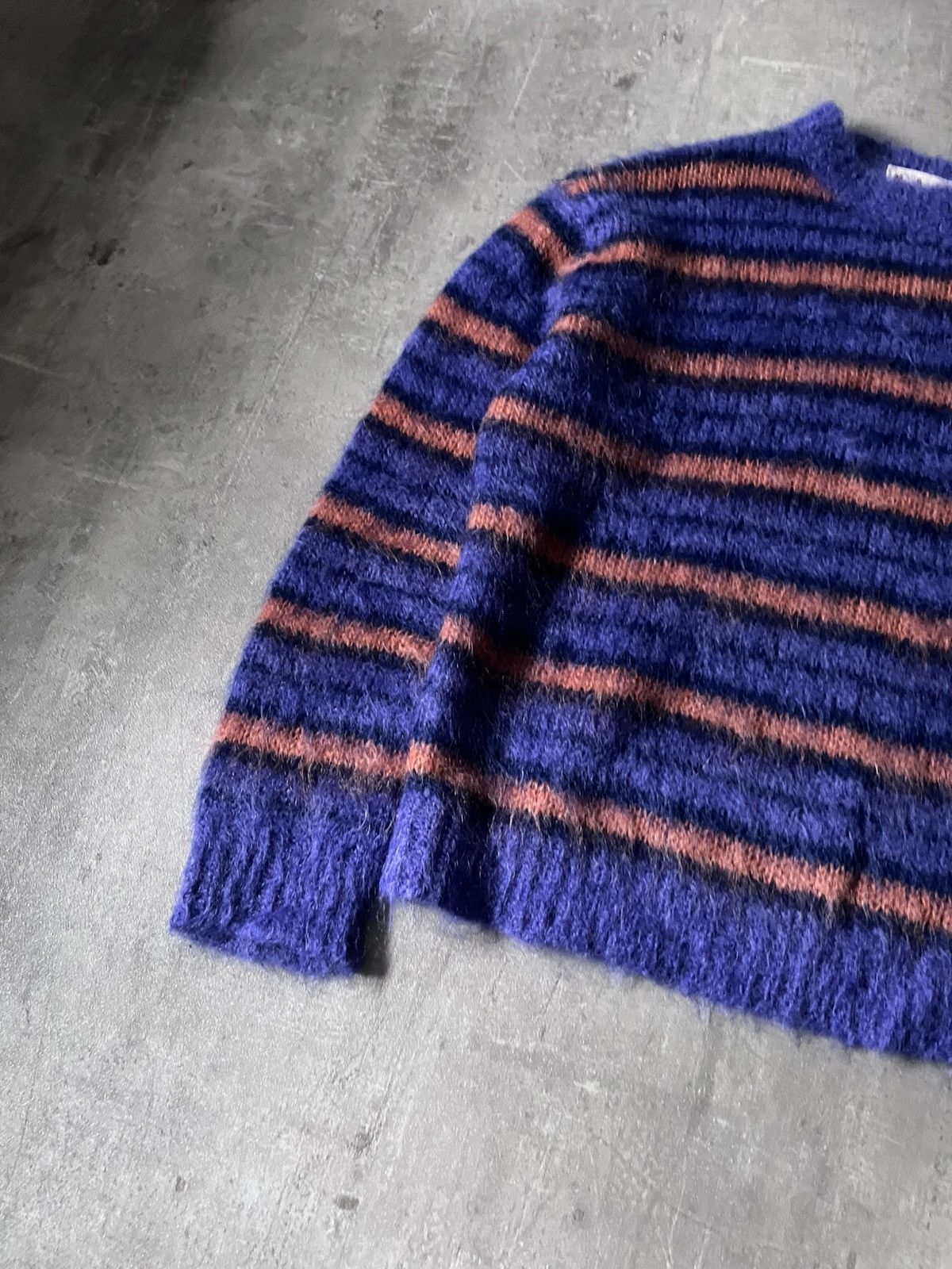 Marni Marni Fuzzy Wuzzy Striped Mohair sweater rare Size US S / EU 44-46 / 1 - 3 Thumbnail