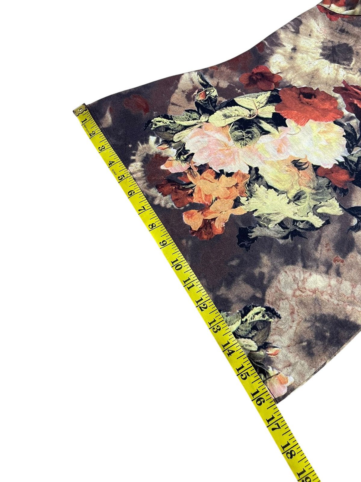 Japanese Brand Multicor Floral Planet Remix Turtle Neck Blouses Size L / US 10 / IT 46 - 5 Thumbnail