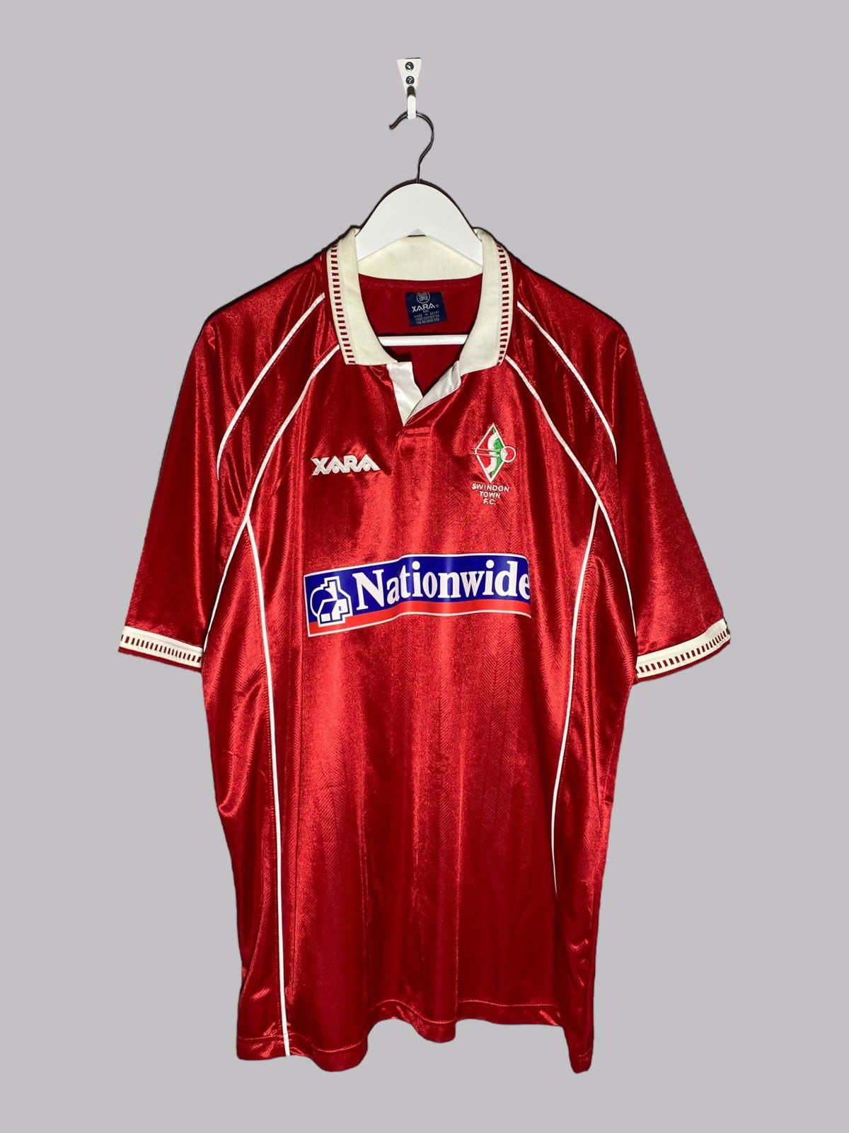 Vintage Vintage Swindon Town 2000-02 Home Football Shirt Rare Size US XL / EU 56 / 4 - 1 Thumbnail