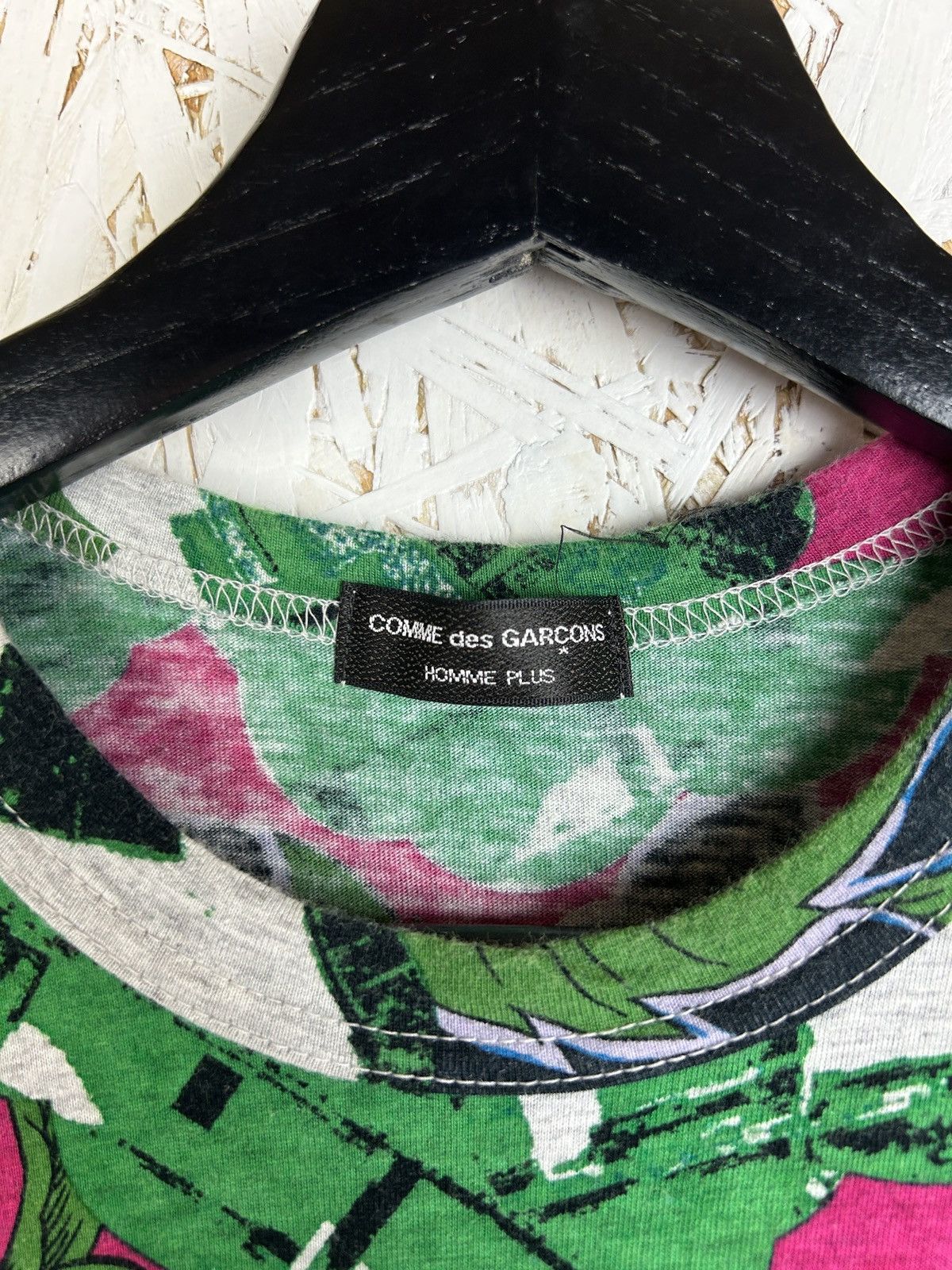 Comme des Garcons Homme Plus 00s Comme Des Garcons Homme Plus 2001 Rei Kawakubo AOP Tee Size US S / EU 44-46 / 1 - 3 Thumbnail