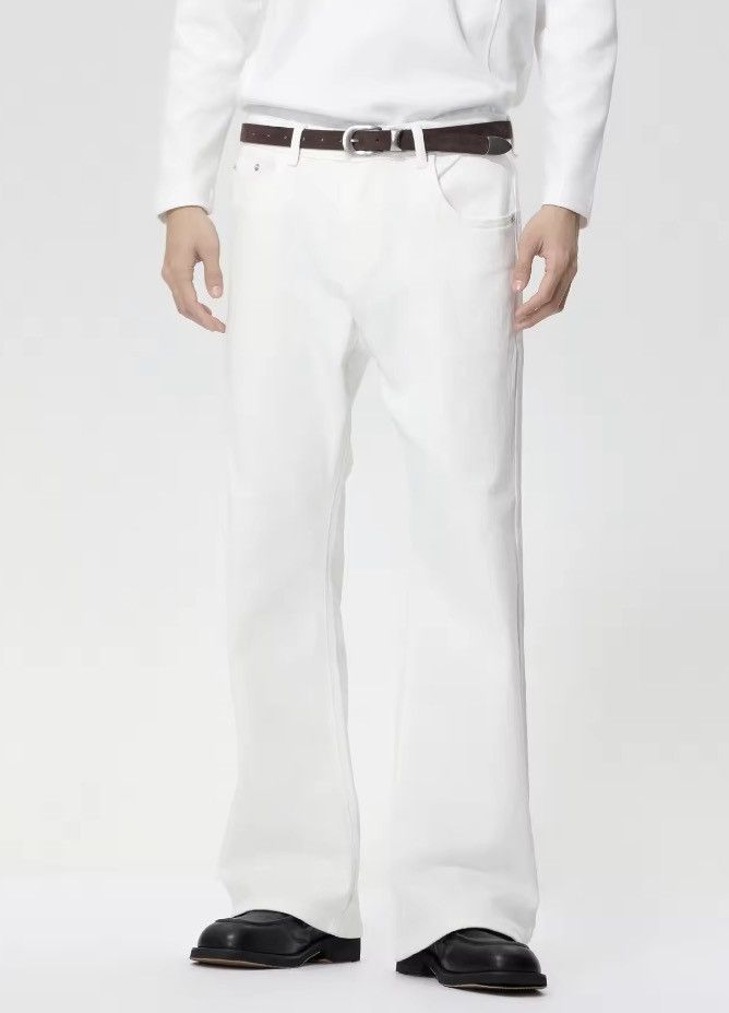 Japanese Brand Flare Jeans Minimalist Style Size US 31 - 3 Thumbnail