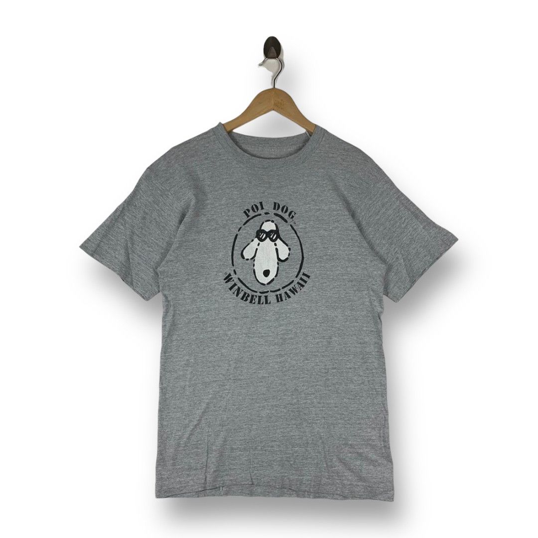 Vintage Vintage 90s Winbell Hawaii Poi Dog Tee Size US S / EU 44-46 / 1 - 1 Thumbnail