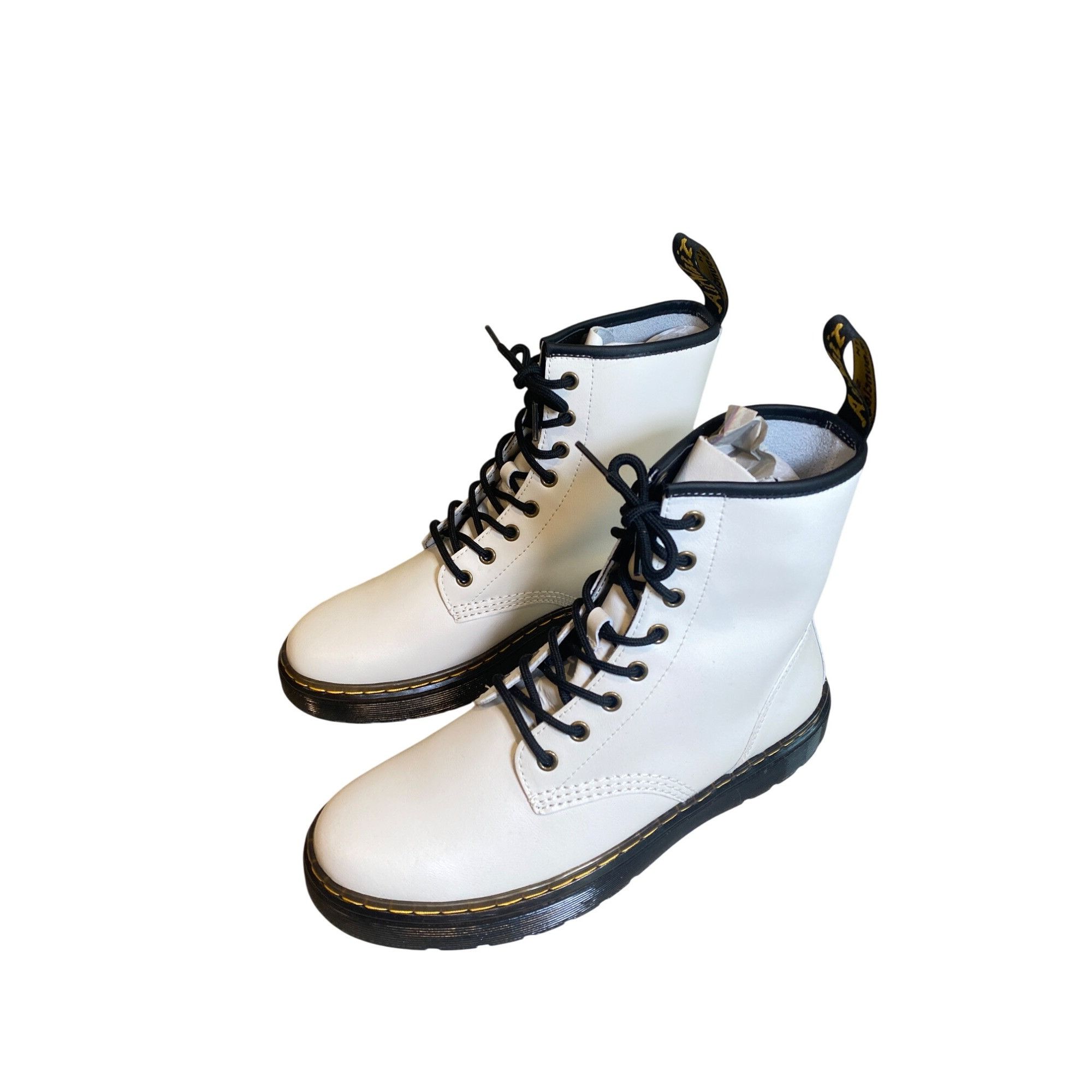 Dr. Martens $170 NEW Dr. Doc Martens Women 10 Zavala Lace Up White Leath Size US 10 / IT 40 - 5 Thumbnail