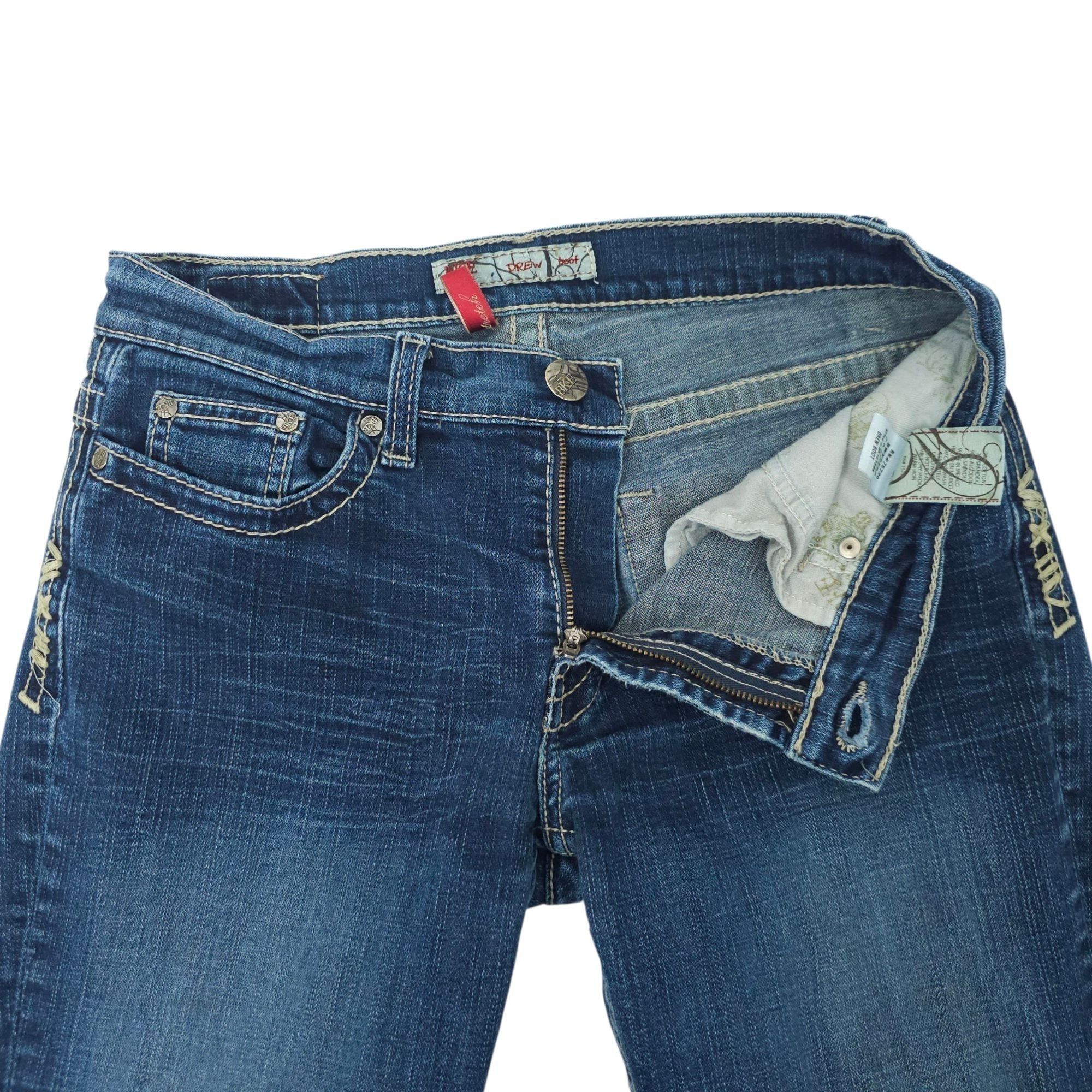 BKE BKE Buckle Drew Boot Cut Stretch Jeans Womens 28x29.5 Size 30" / US 8 / IT 44 - 14 Thumbnail